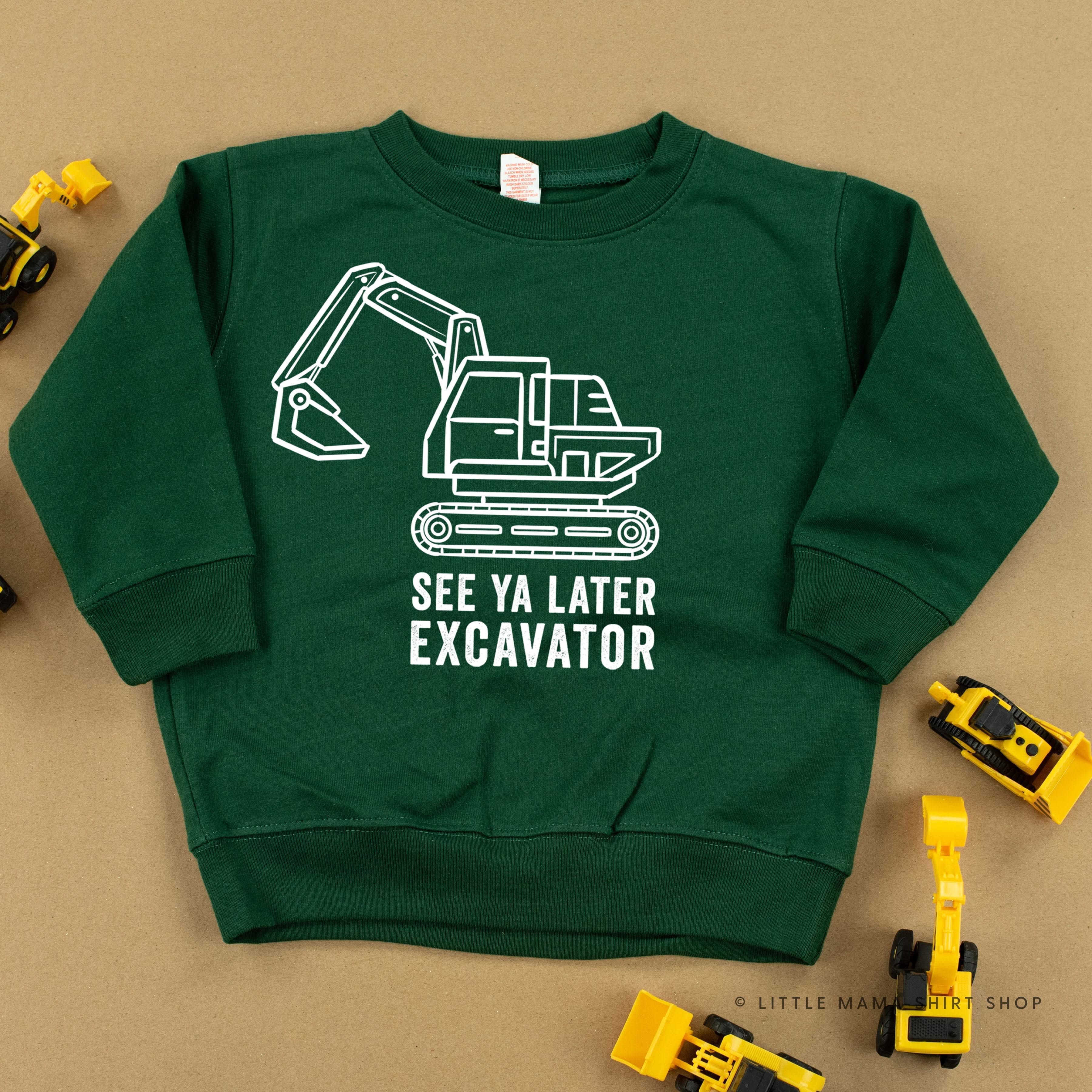 SEE YA LATER EXCAVATOR - Child Sweater - Image 3