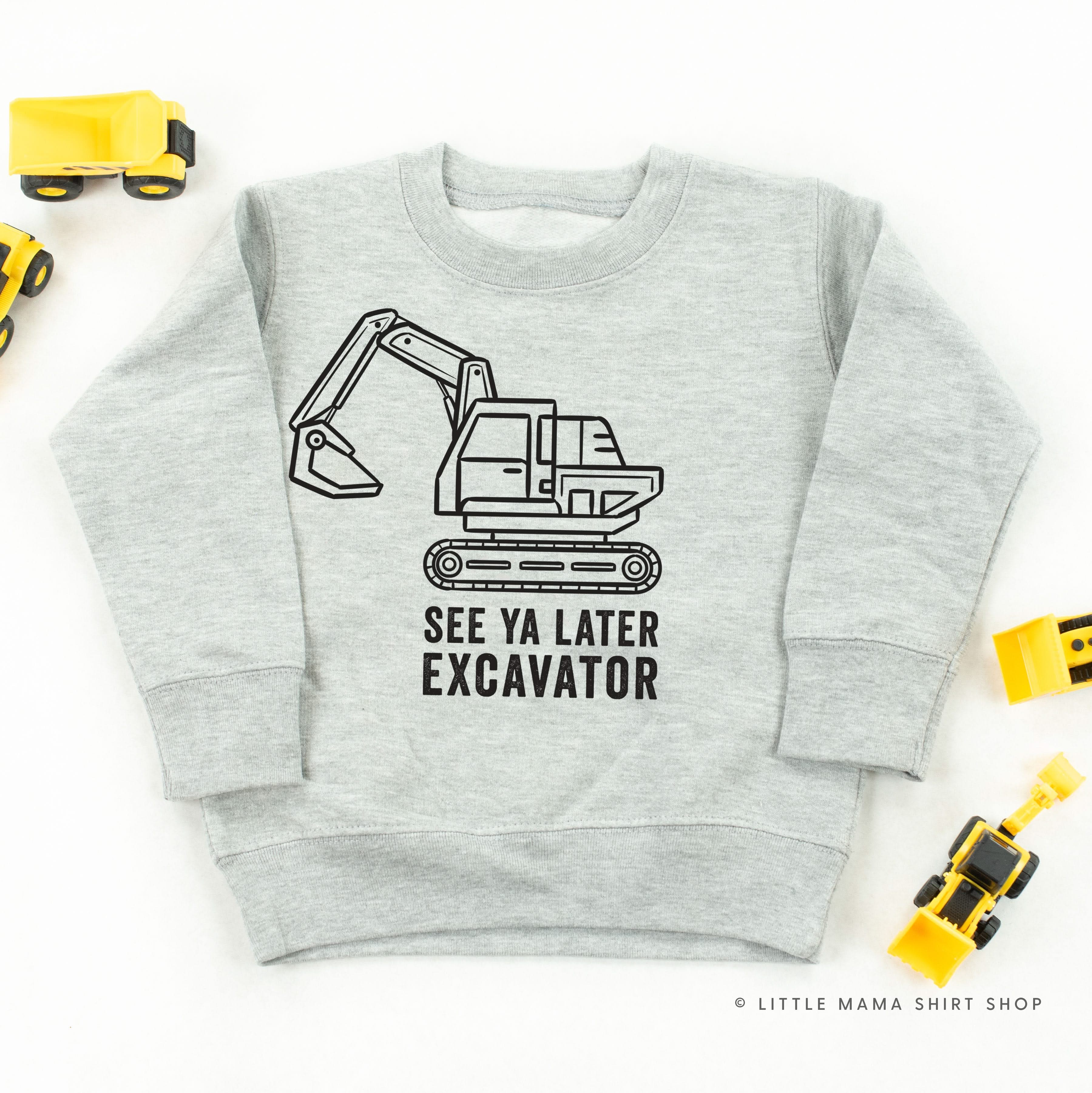 SEE YA LATER EXCAVATOR - Child Sweater - Image 4