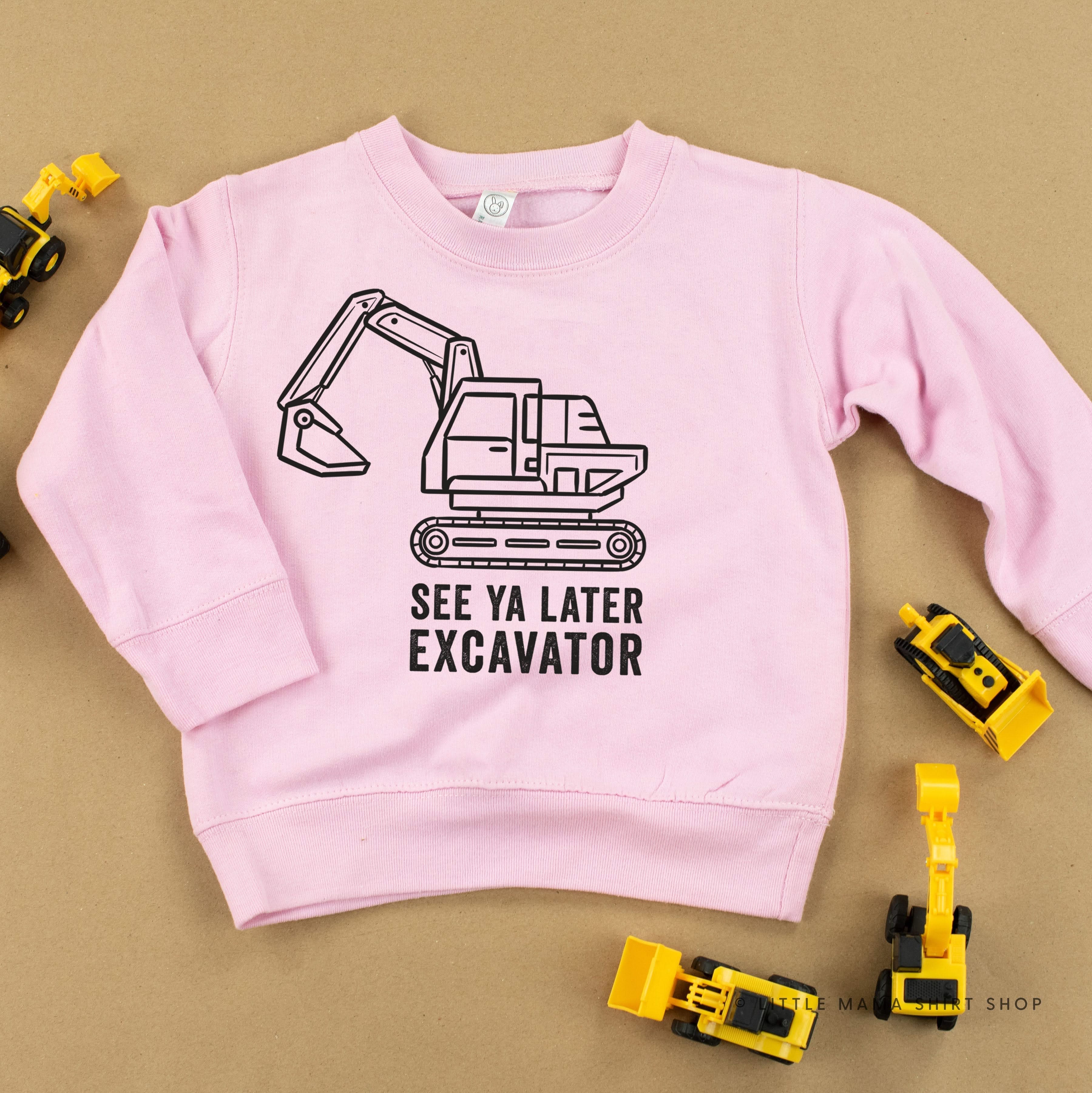 SEE YA LATER EXCAVATOR - Child Sweater - Image 5