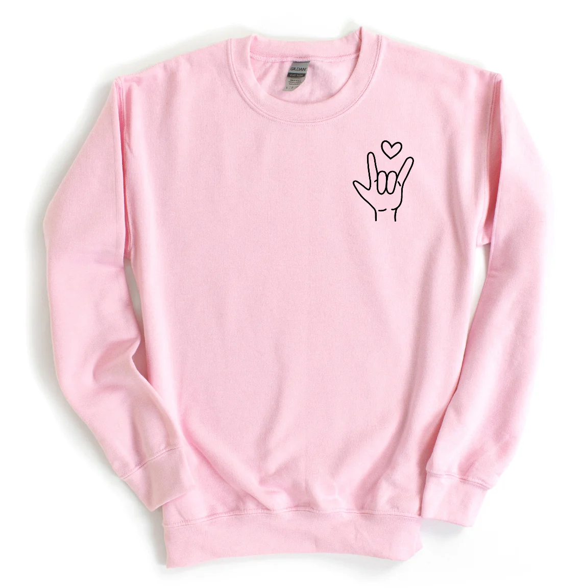 Sign Language - I Love You - Basic Fleece - Image 3