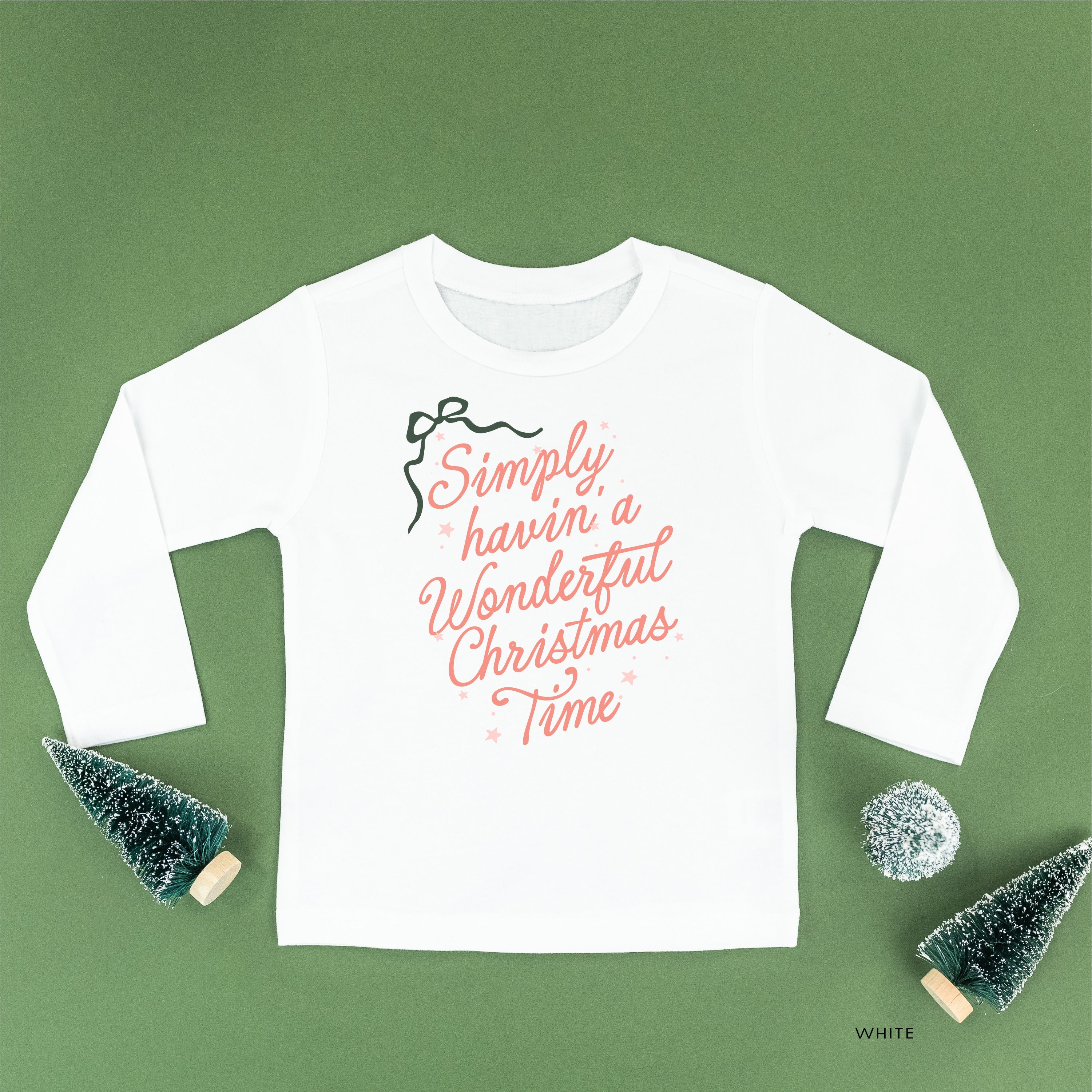 Simply Havin' A Wonderful Christmas Time - Child Long Sleeve Tee