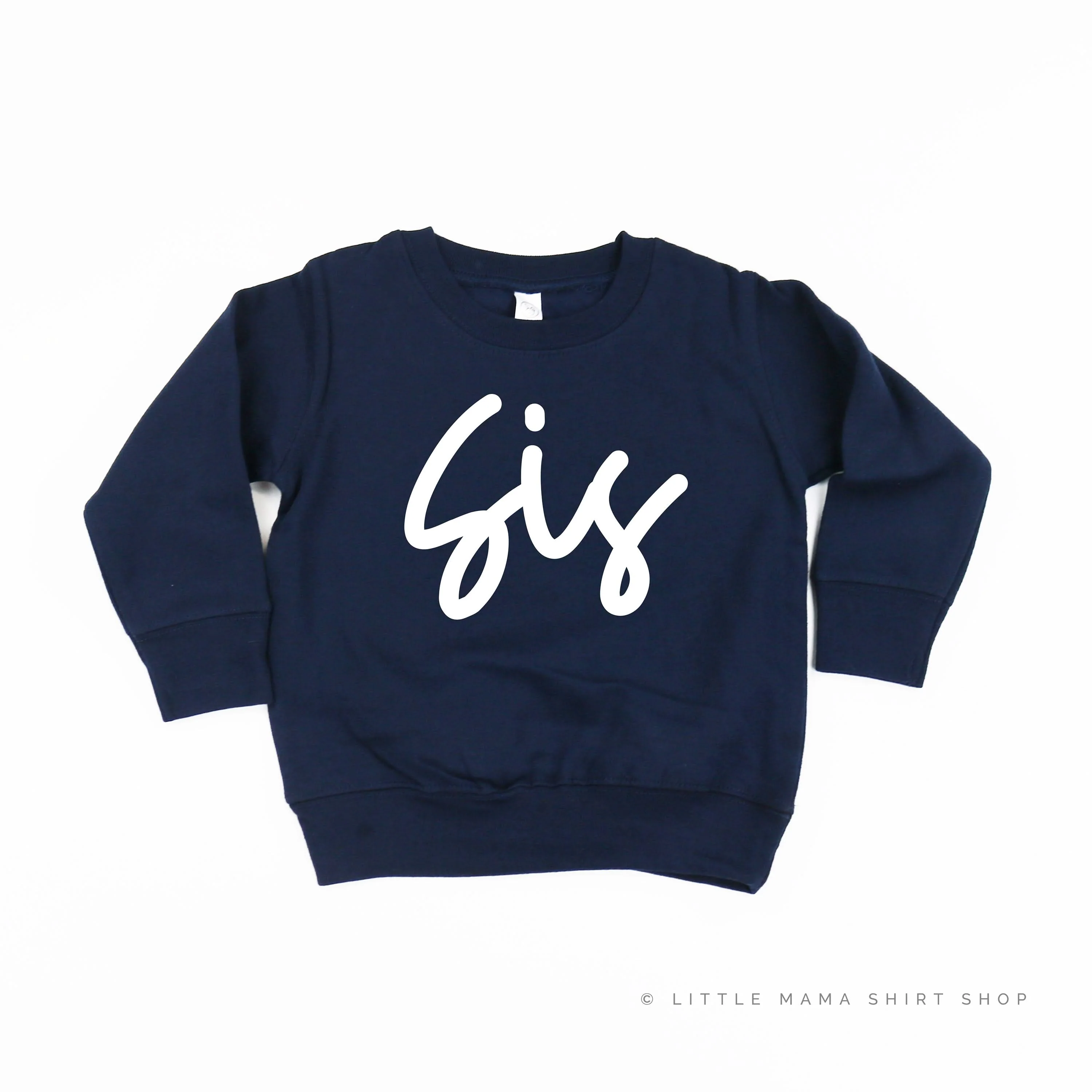 Sis (Cursive) - Child Sweater - Image 4