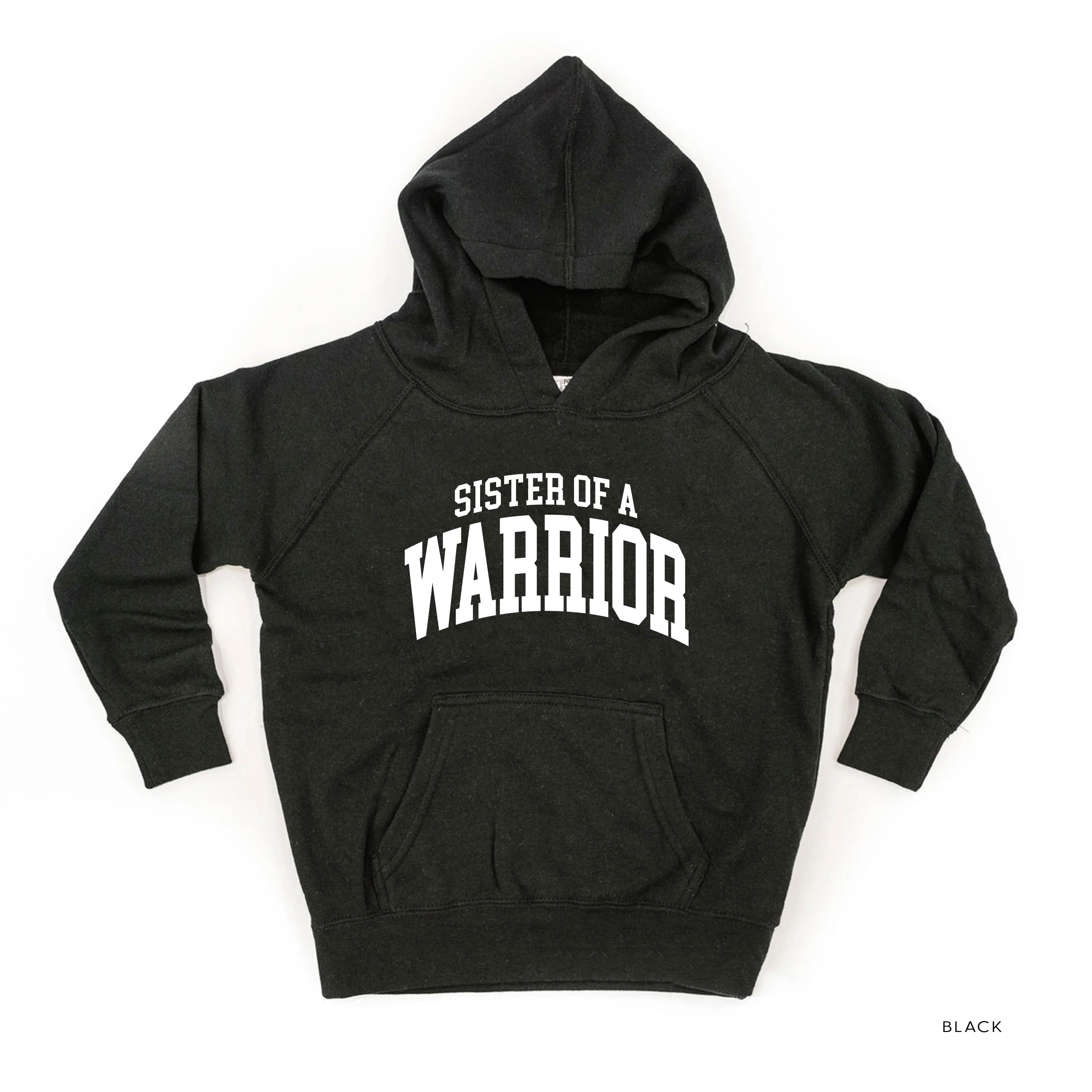 Sister of a Warrior - Varsity - Child Hoodie - Image 2