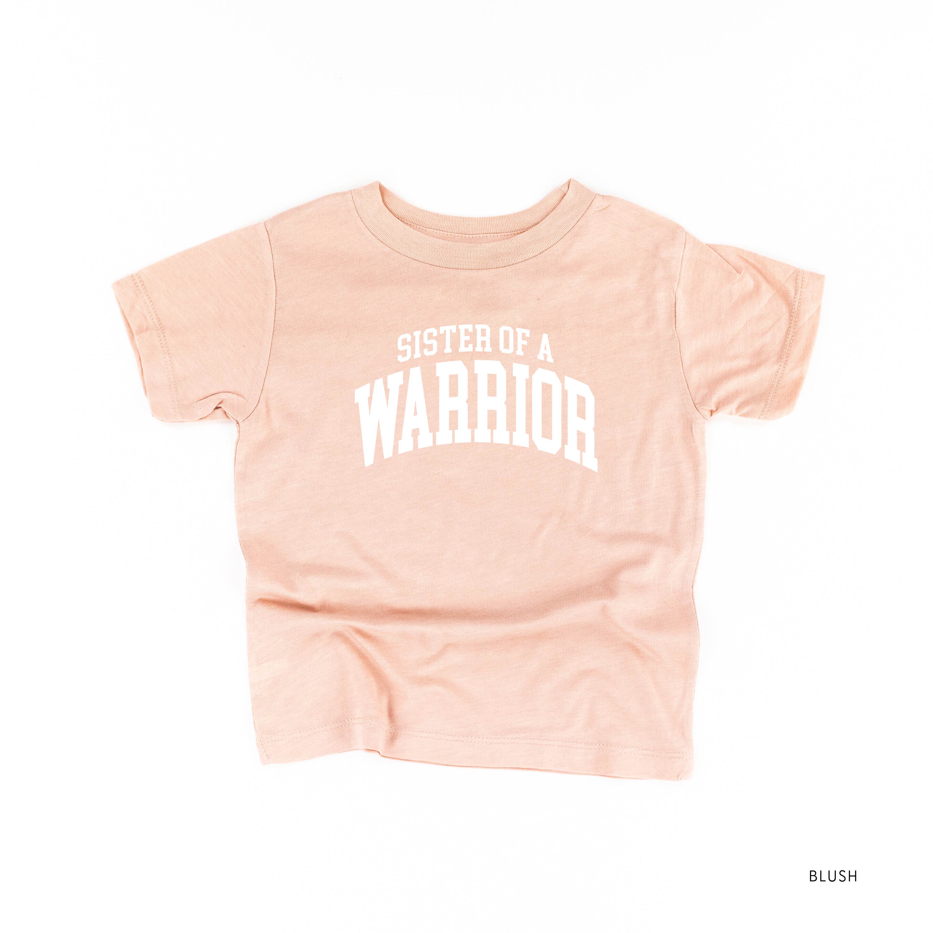 Sister of a Warrior - Varsity - Child Tee - Image 2