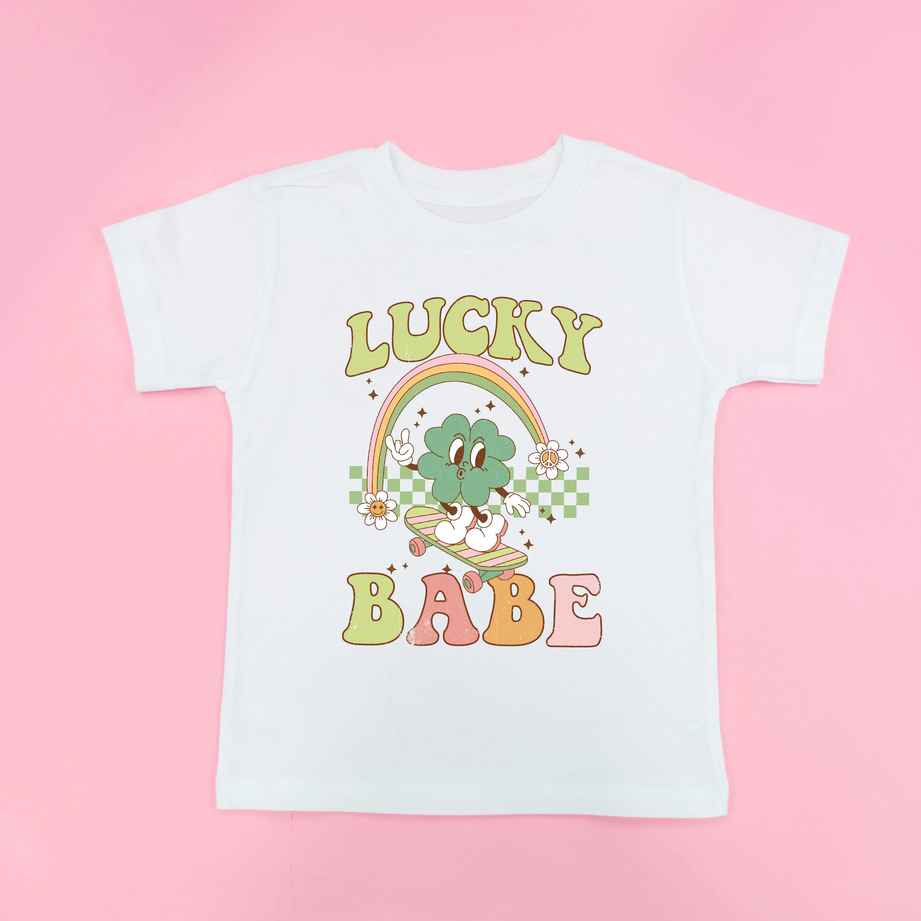 Skateboard - Lucky Babe - Infant Bodysuit/Tee - Image 8