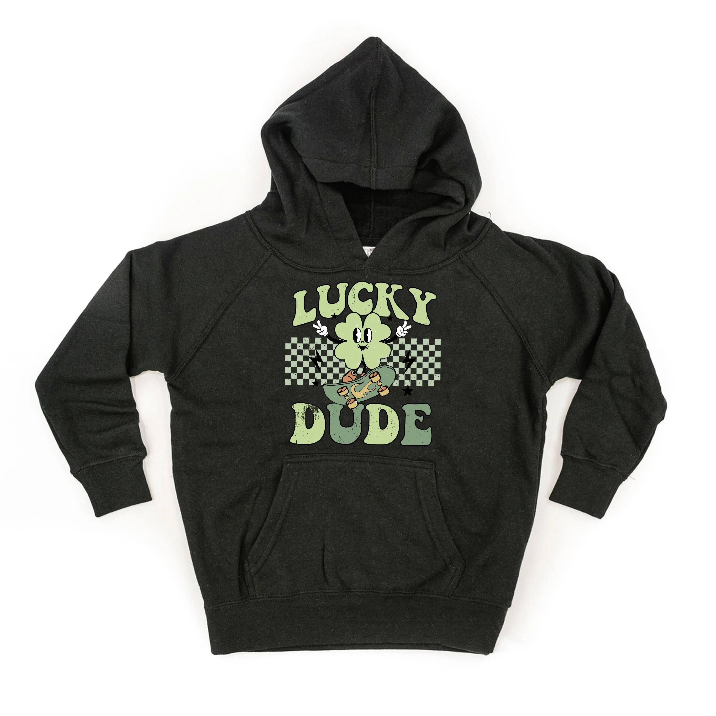 Skateboard - Lucky Dude - Child Hoodie - Image 2