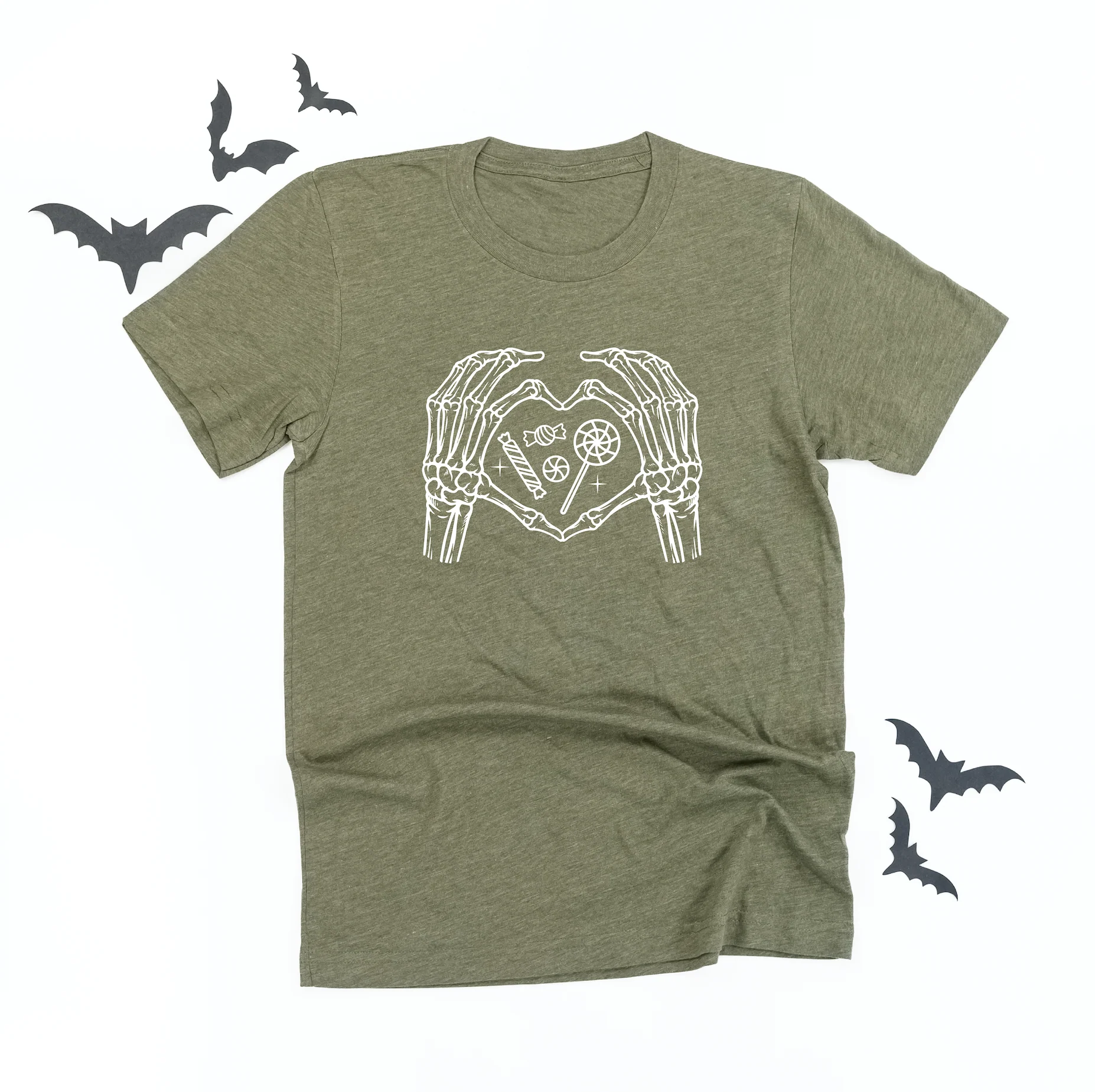 Skeleton Heart Hands - Unisex Tee - Image 6