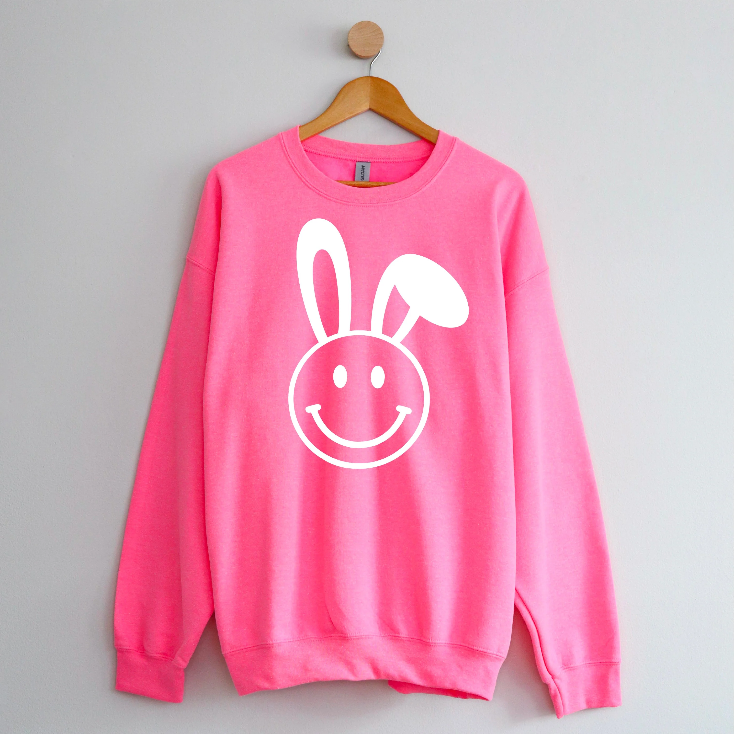 Smiley Face Bunny - Basic Fleece - Image 5