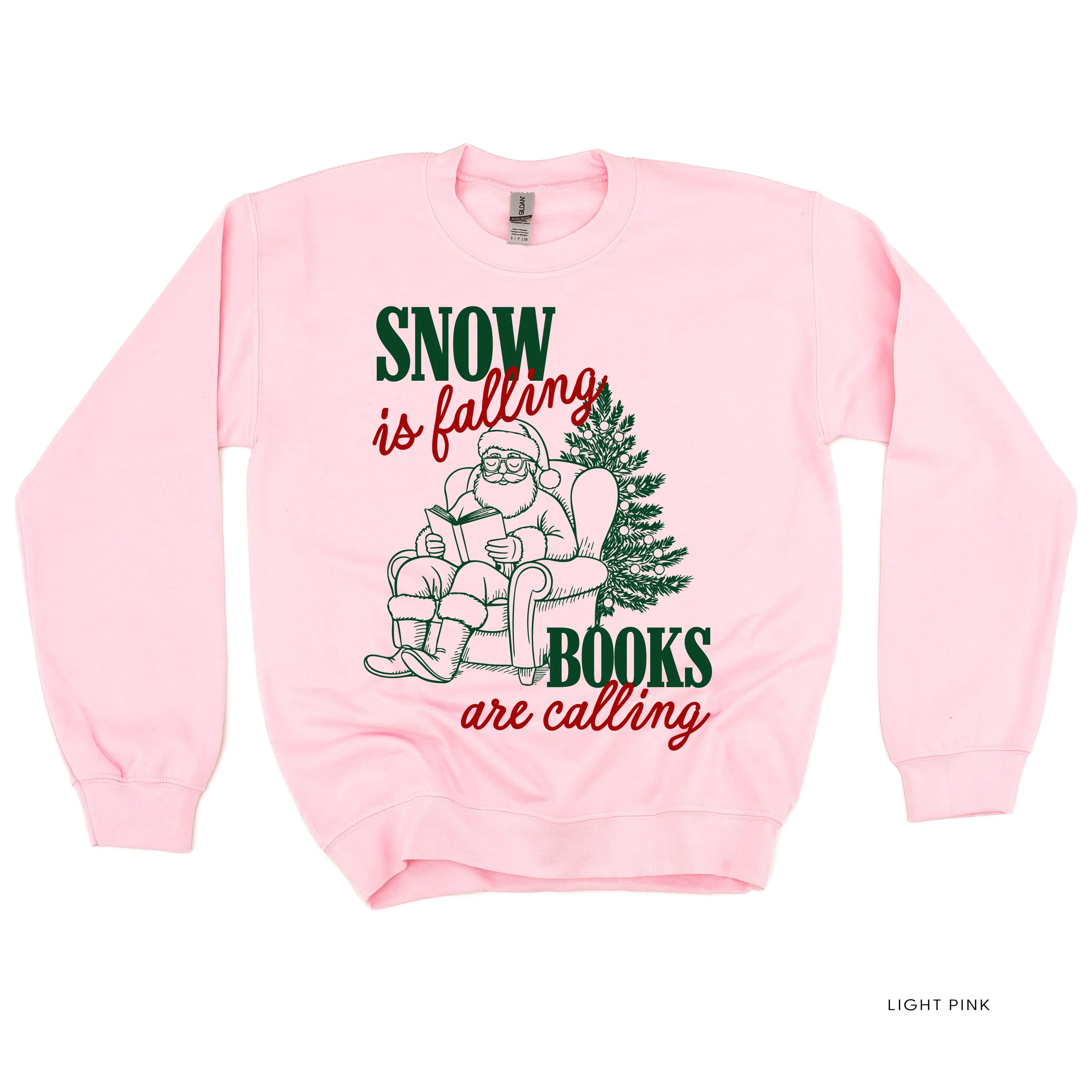 Snow Is Falling Books Are Calling - Basic Fleece - Image 7