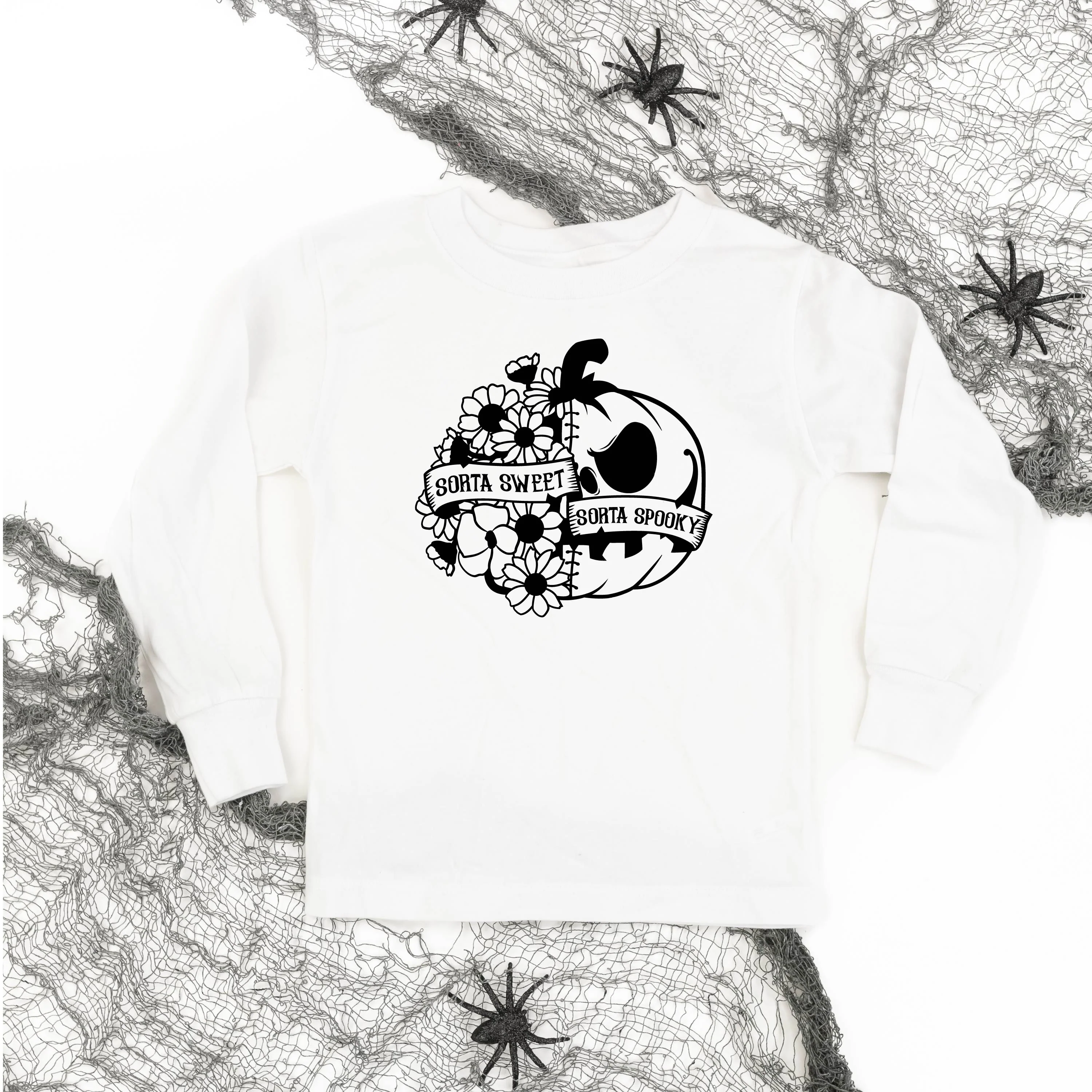 Sorta Sweet Sorta Spooky - Child Long Sleeve Tee - Image 2