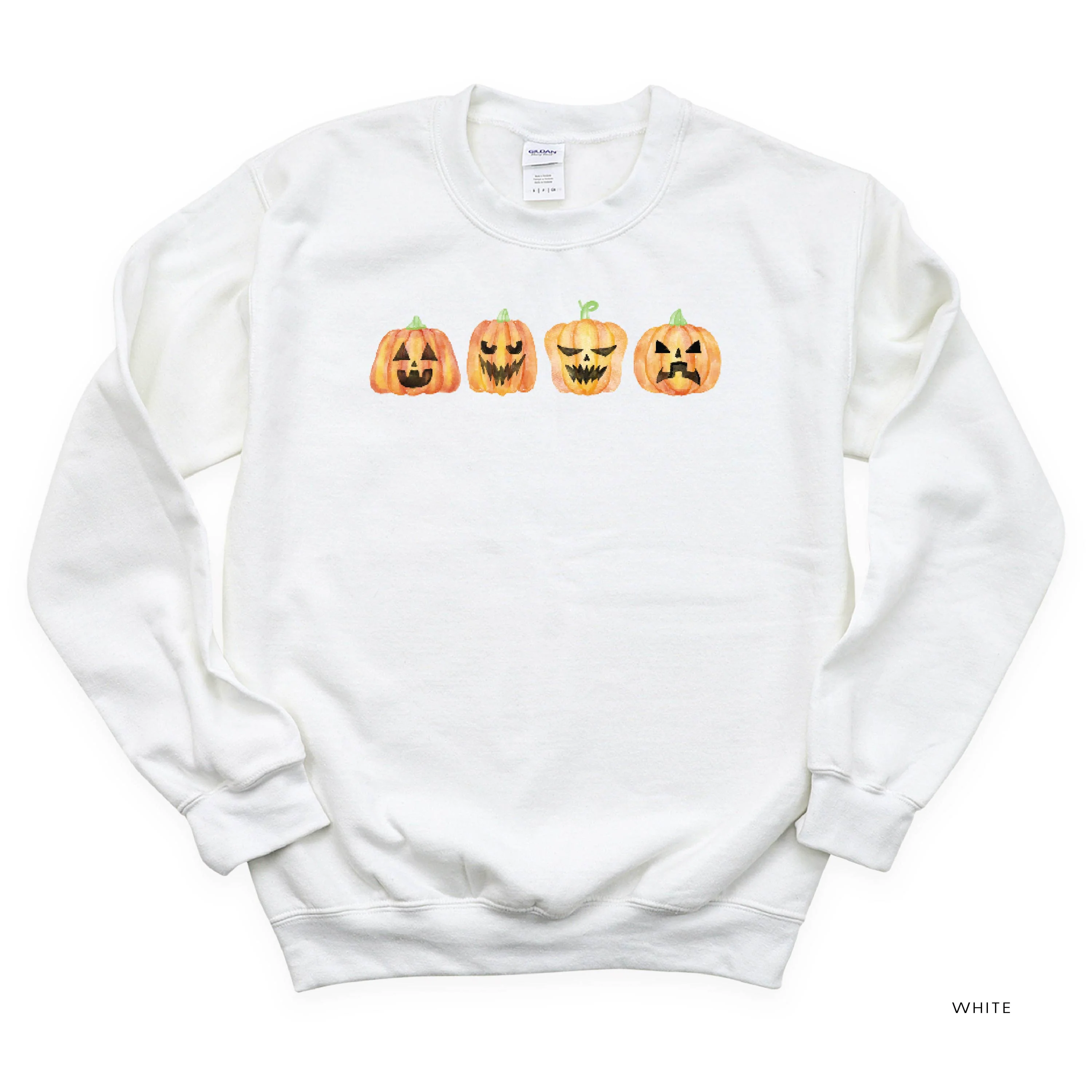 Watercolor Jack-o'-lanterns - Basic Fleece - Image 6
