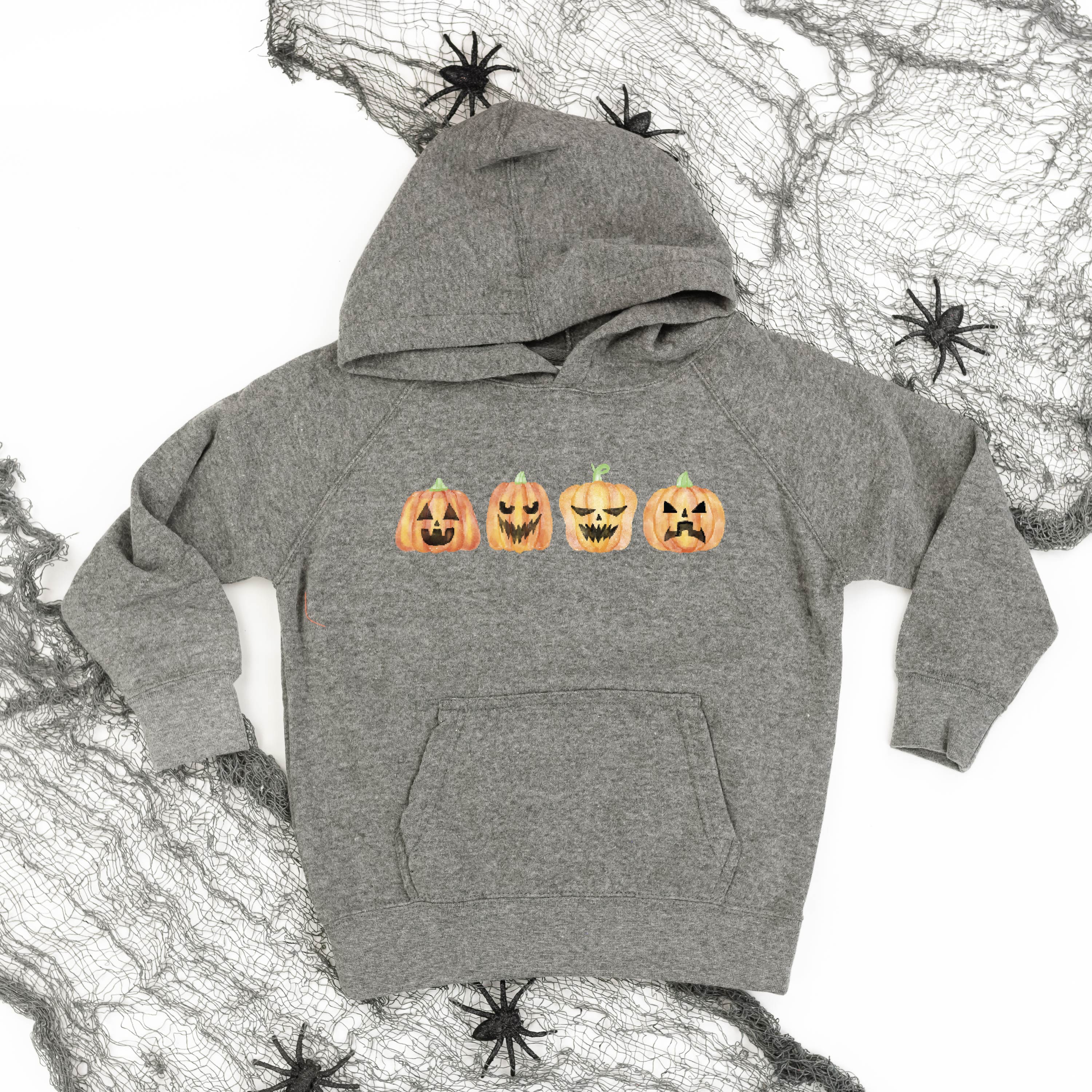 Watercolor Jack-o'-lanterns - Child Hoodie