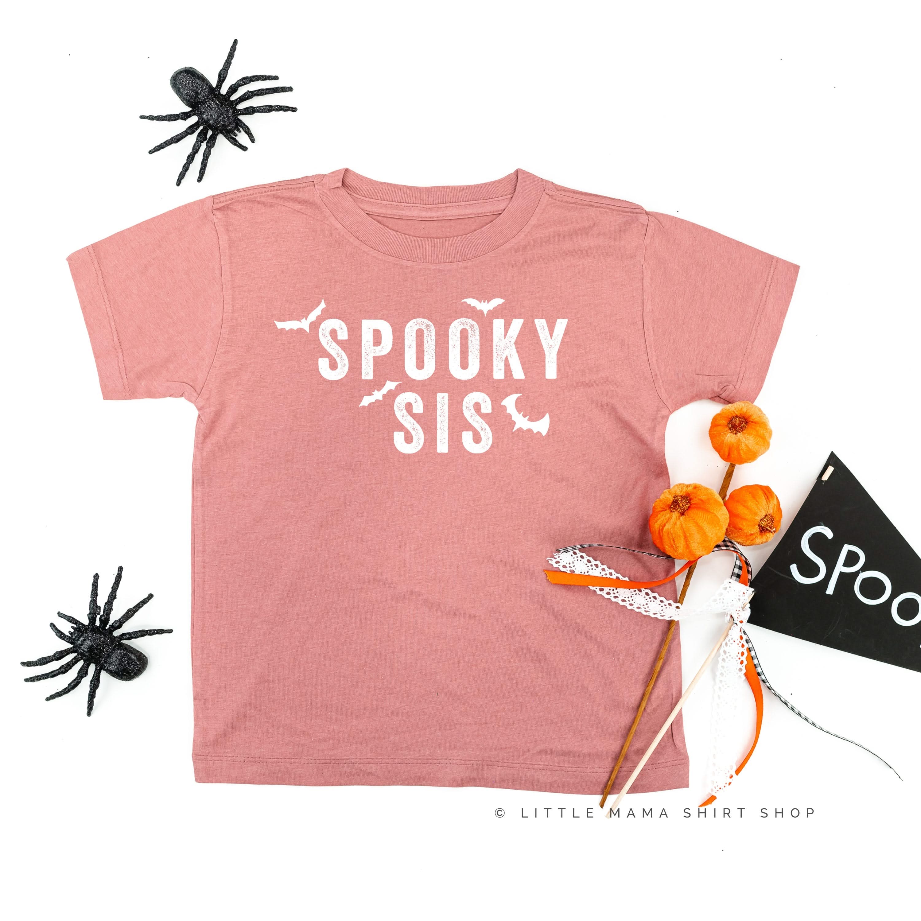 Spooky Sis - Child Tee - Image 4