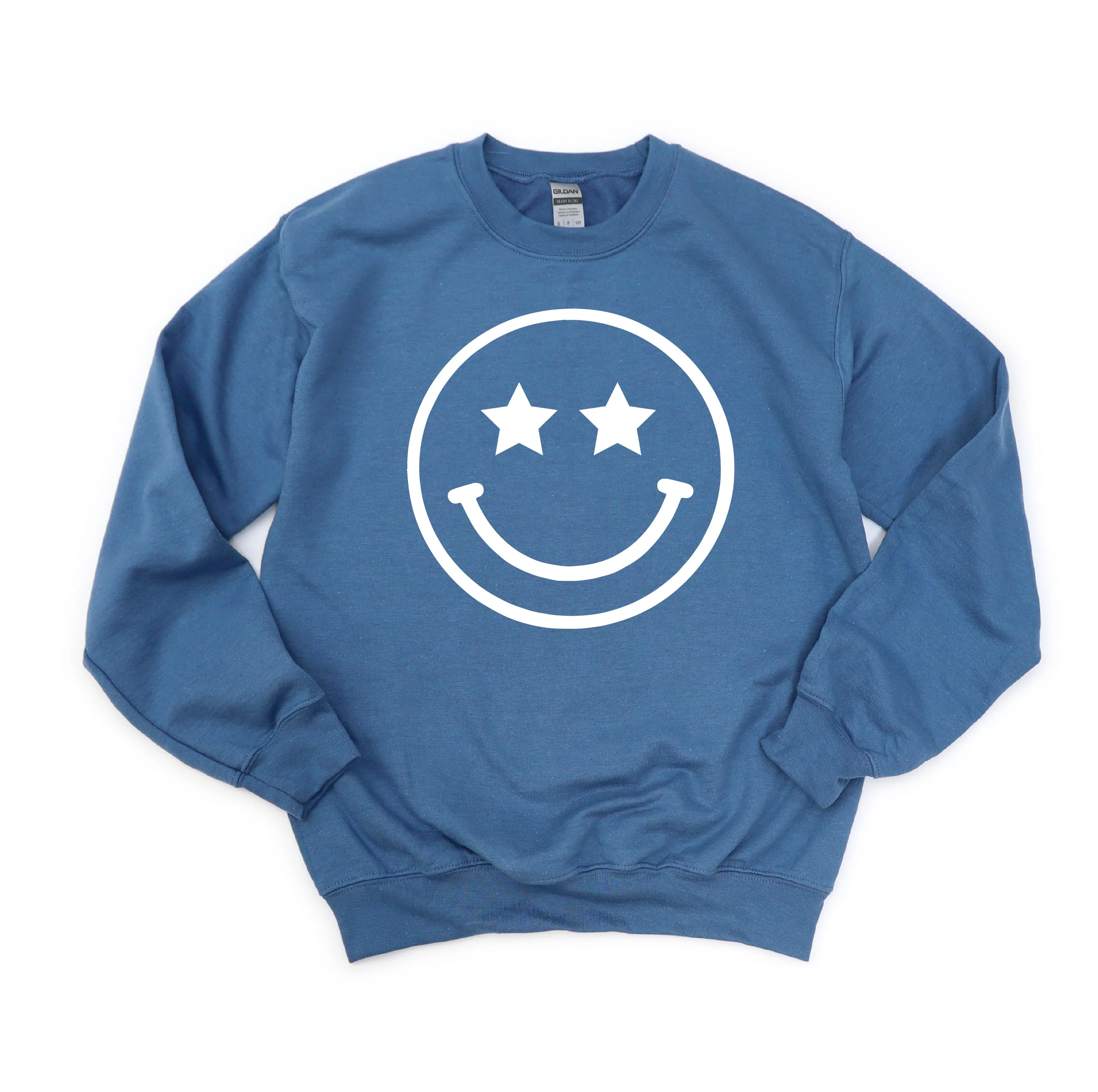Star Eyes Smiley Face - BASIC Fleece - Image 2