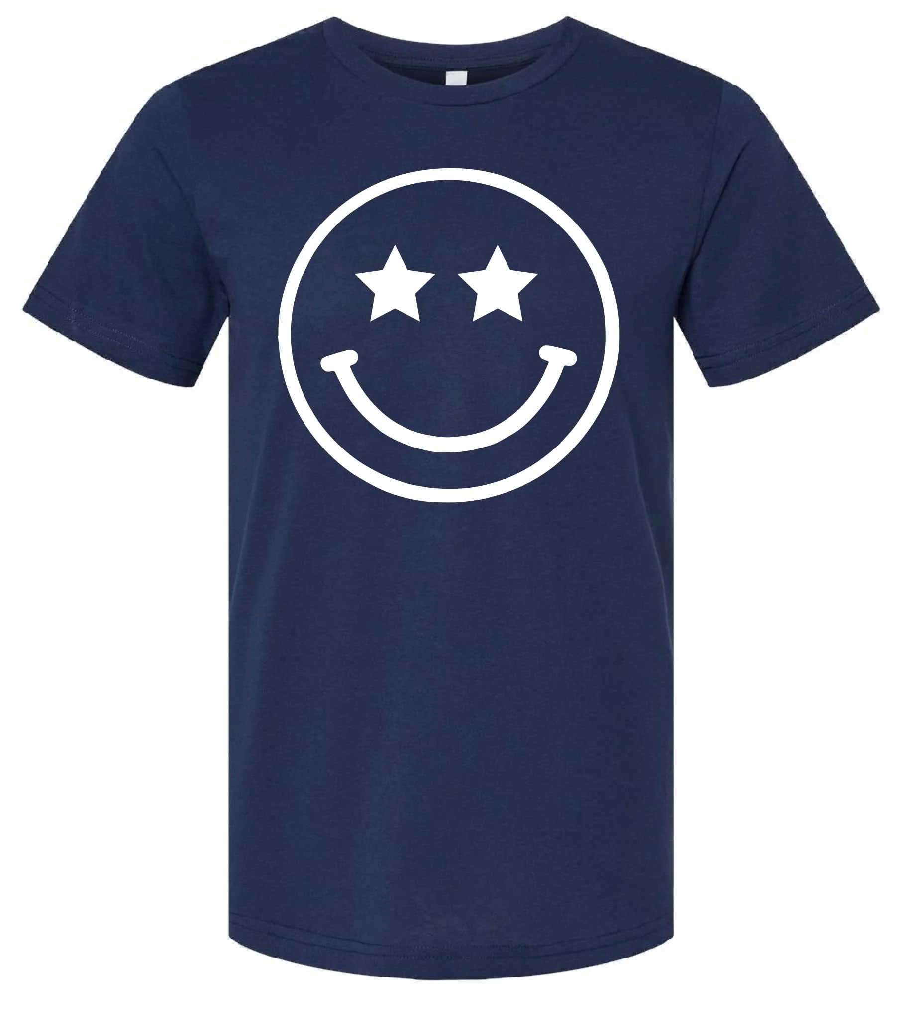 Star Eyes Smiley Face - Unisex Tee - Image 5