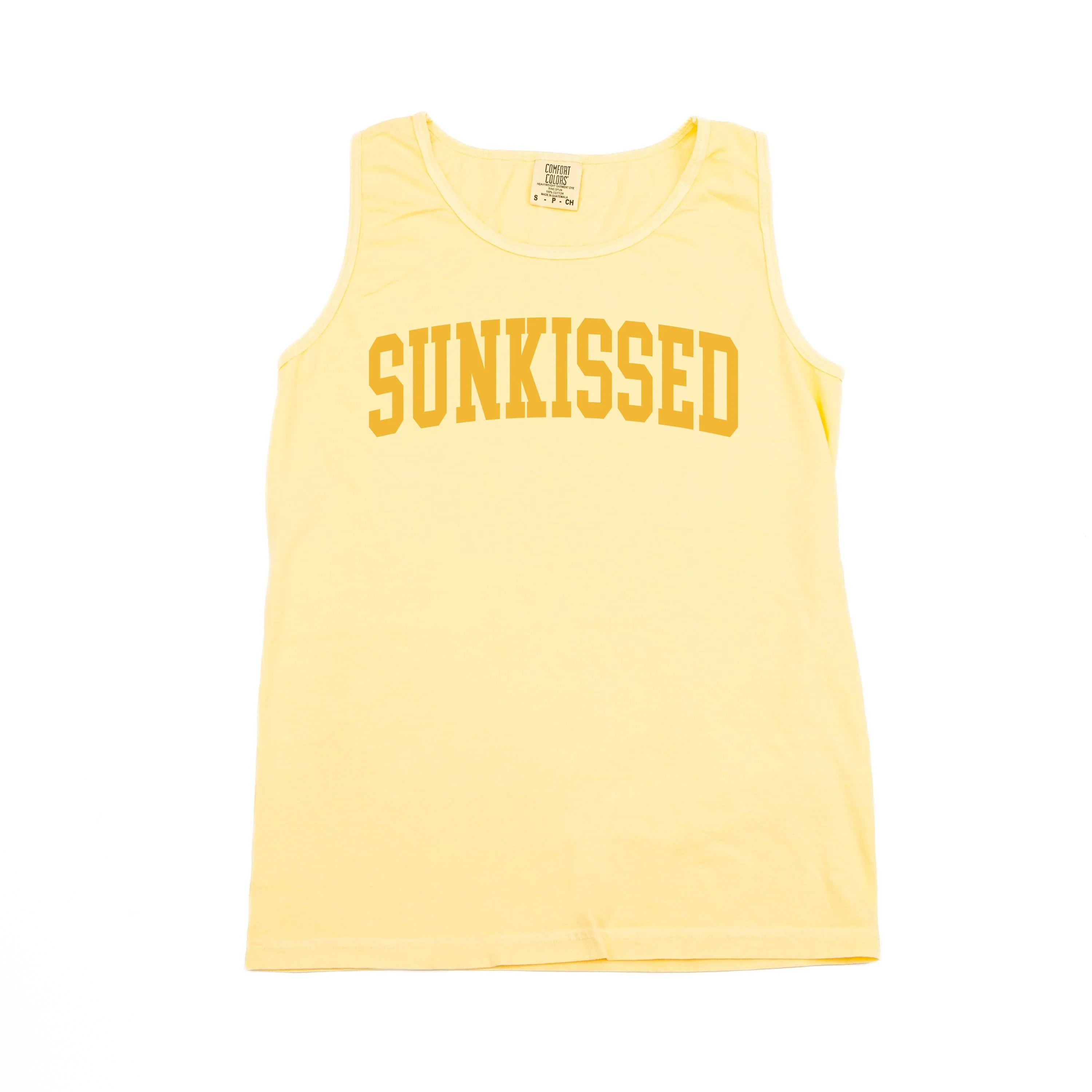 Sunkissed - Varsity - Comfort Colors TANK - Image 4
