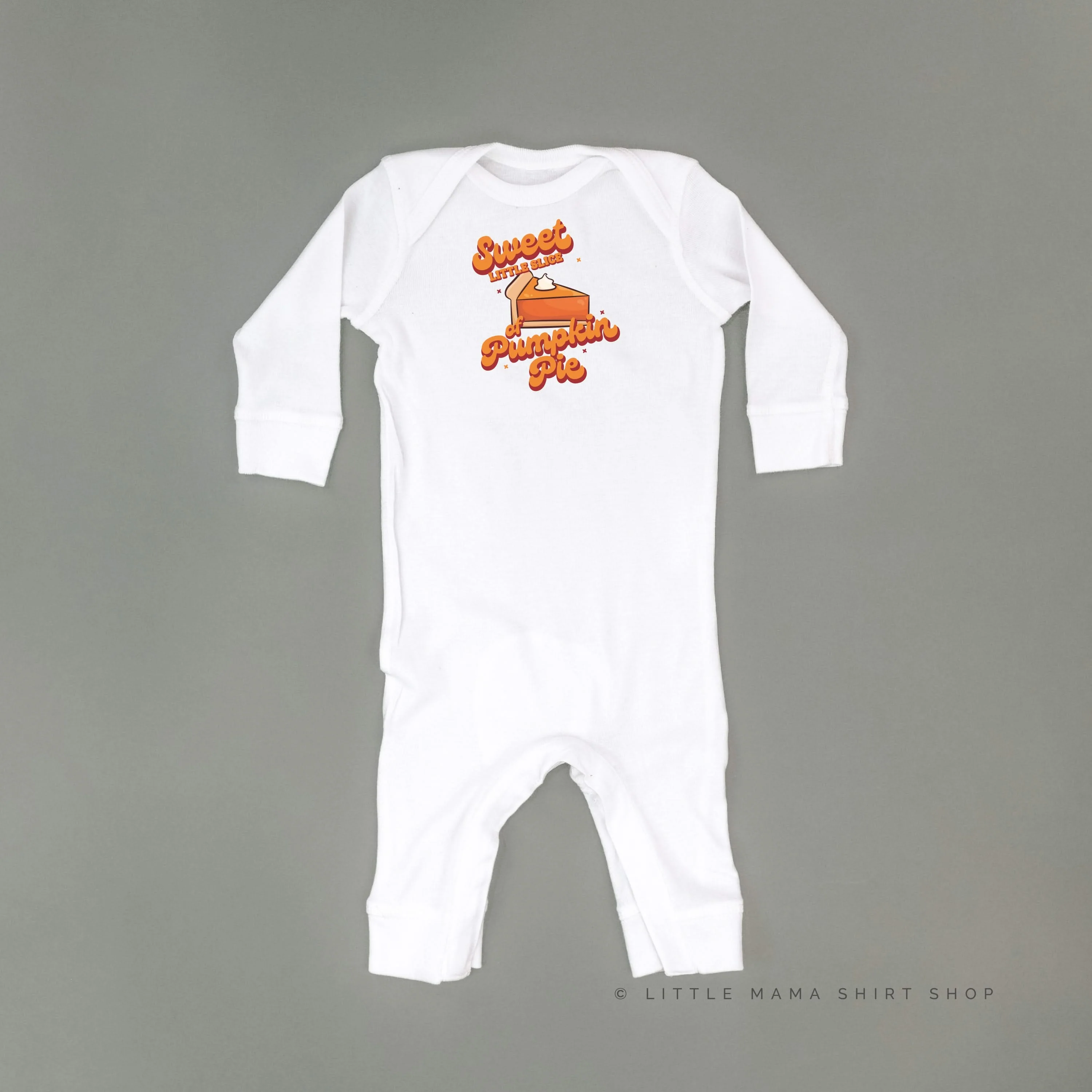 Sweet Little Slice of Pumpkin Pie - Baby Sleeper - Image 5