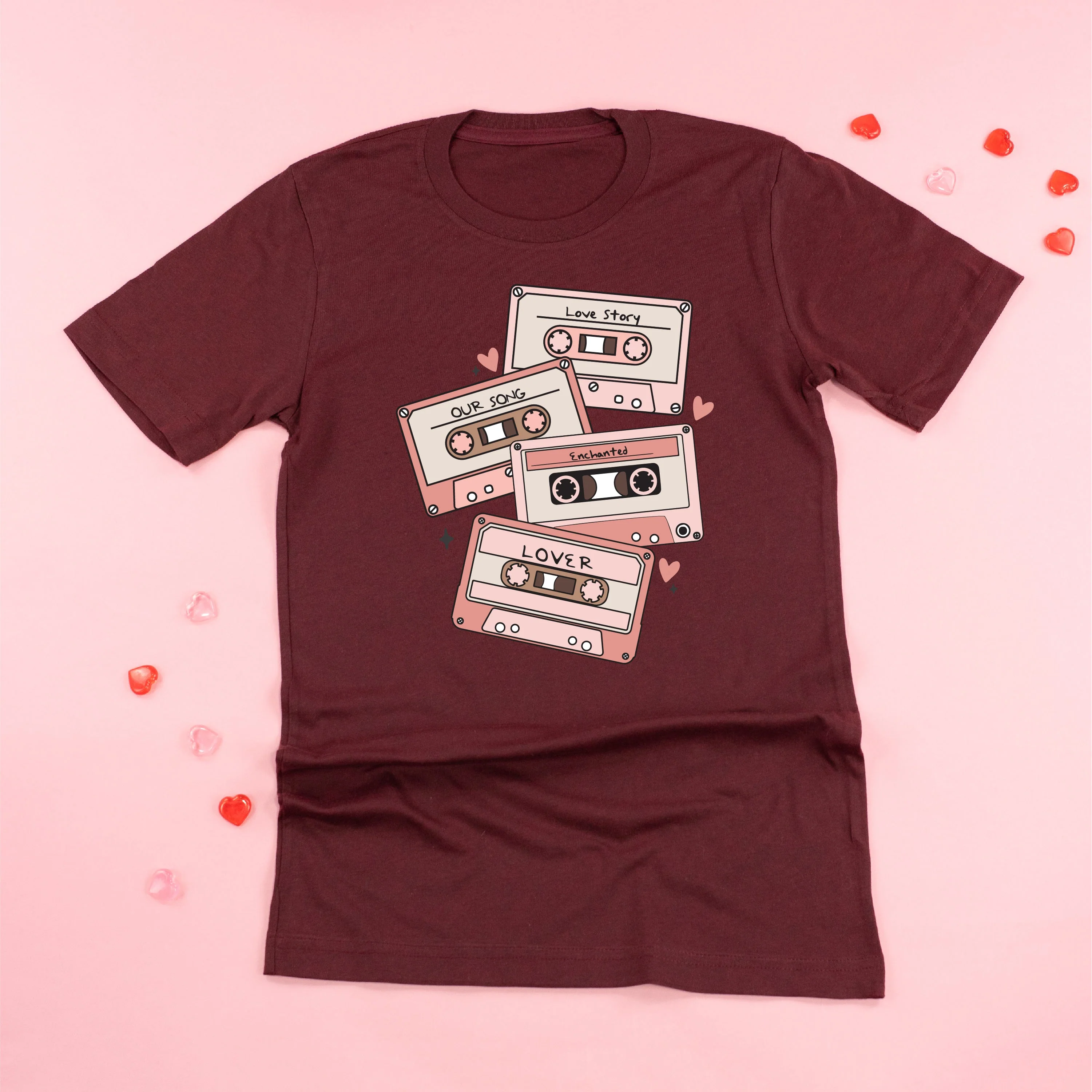 T's Love Songs - Unisex Tee - Image 2