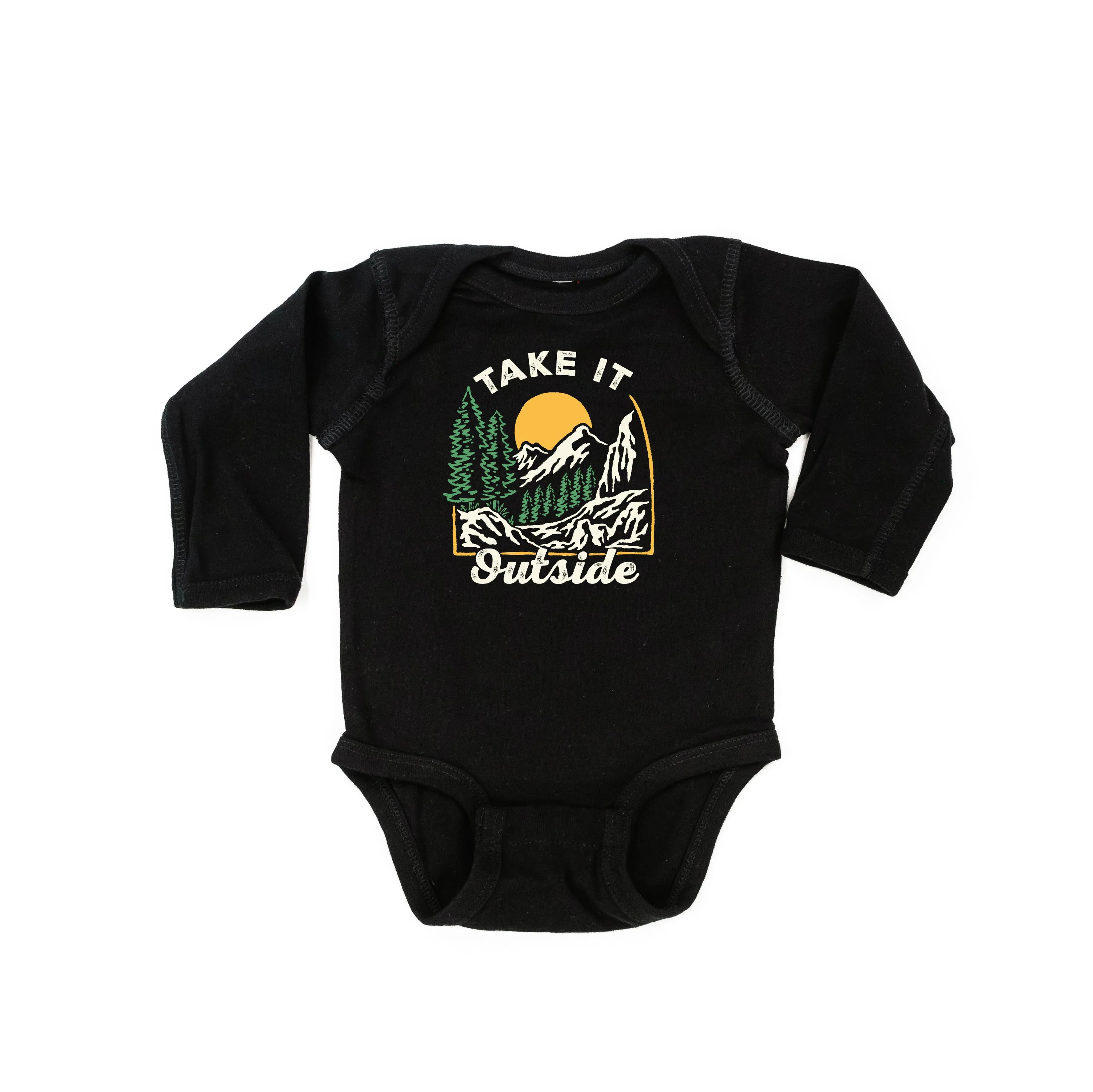 Take It Outside - Black Child Long Sleeve Tee - Image 2