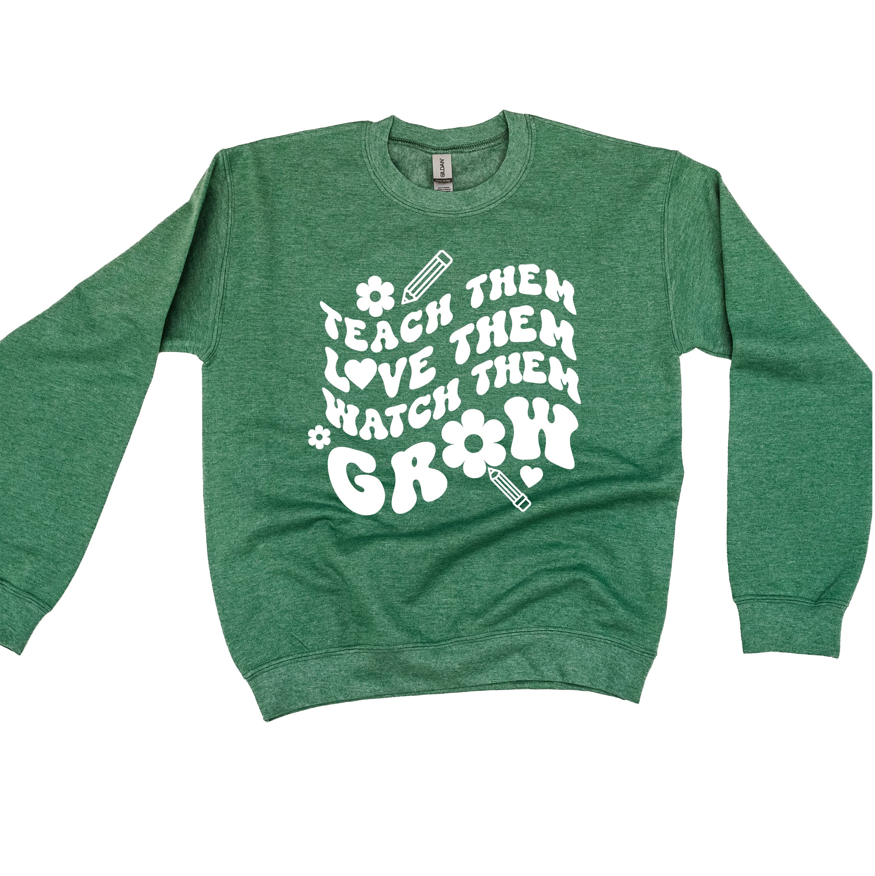 Teach Them Love Them Watch Them Grow (Back to School Version) - BASIC Fleece - Image 4