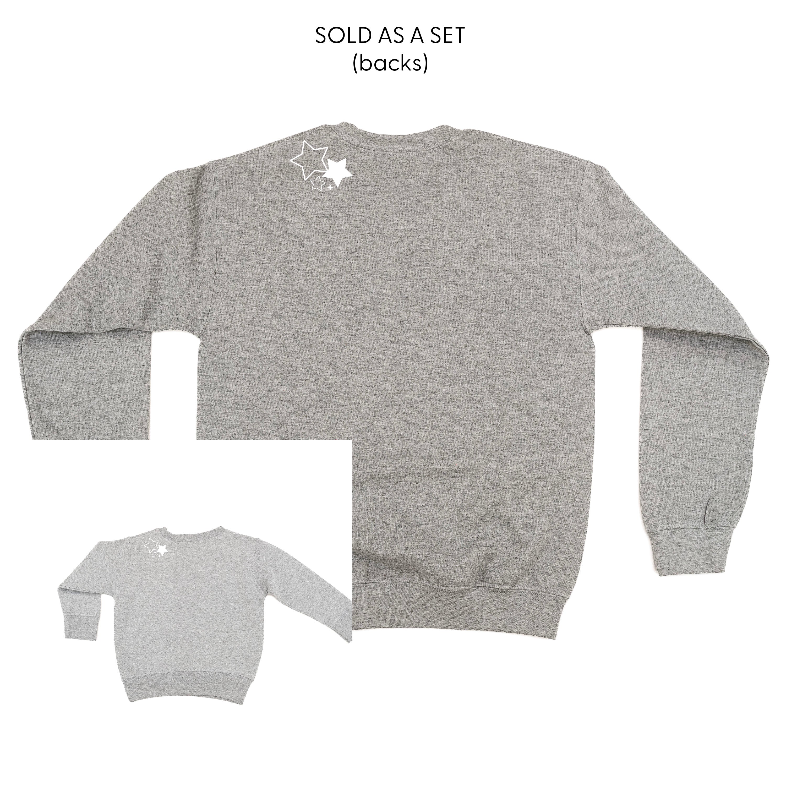 Thank My Lucky Stars - Set of 2 Basic Fleece Gray Sweaters - Image 5