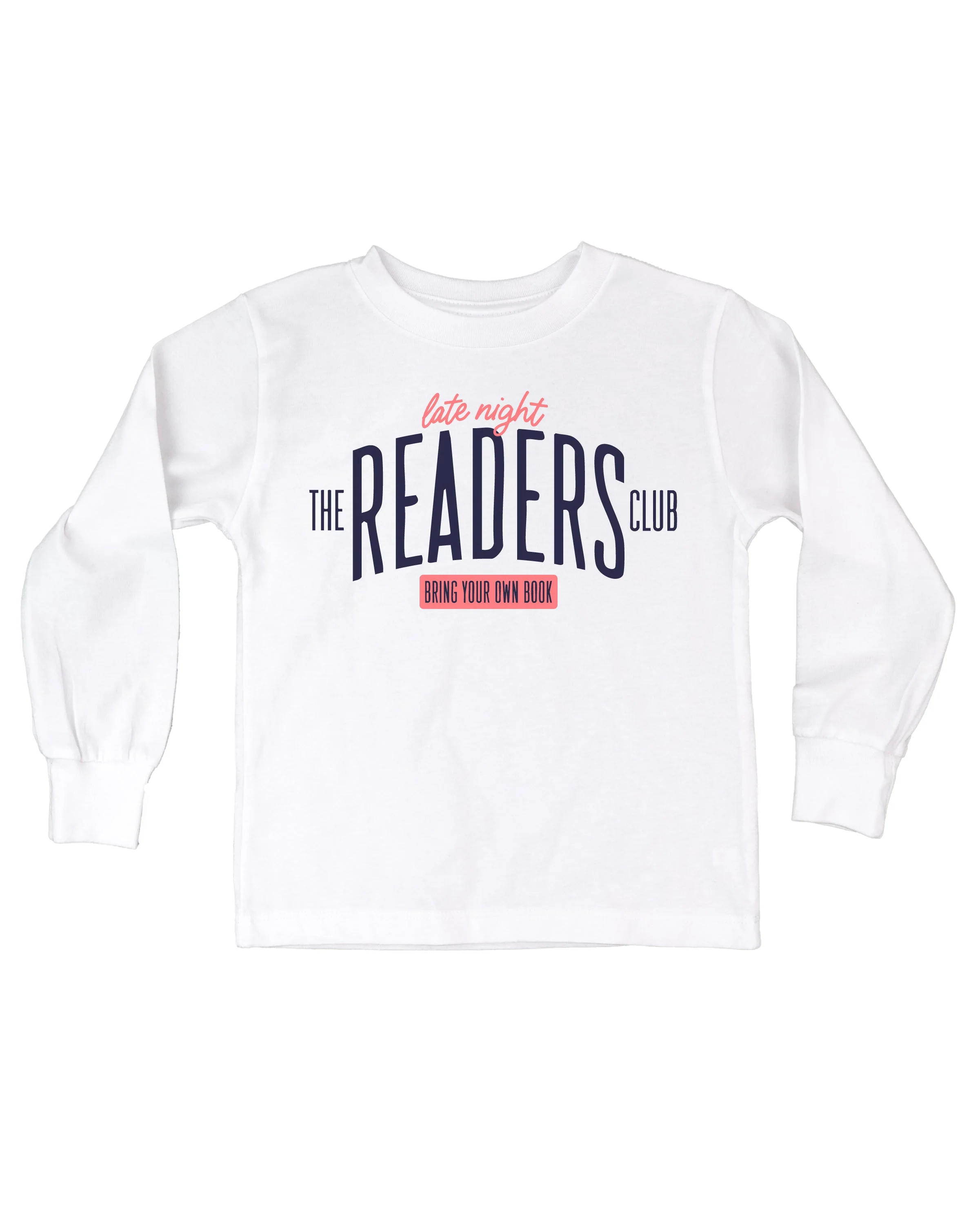 The Late Night Readers Club BYOB - Child Long Sleeve Tee - Image 2