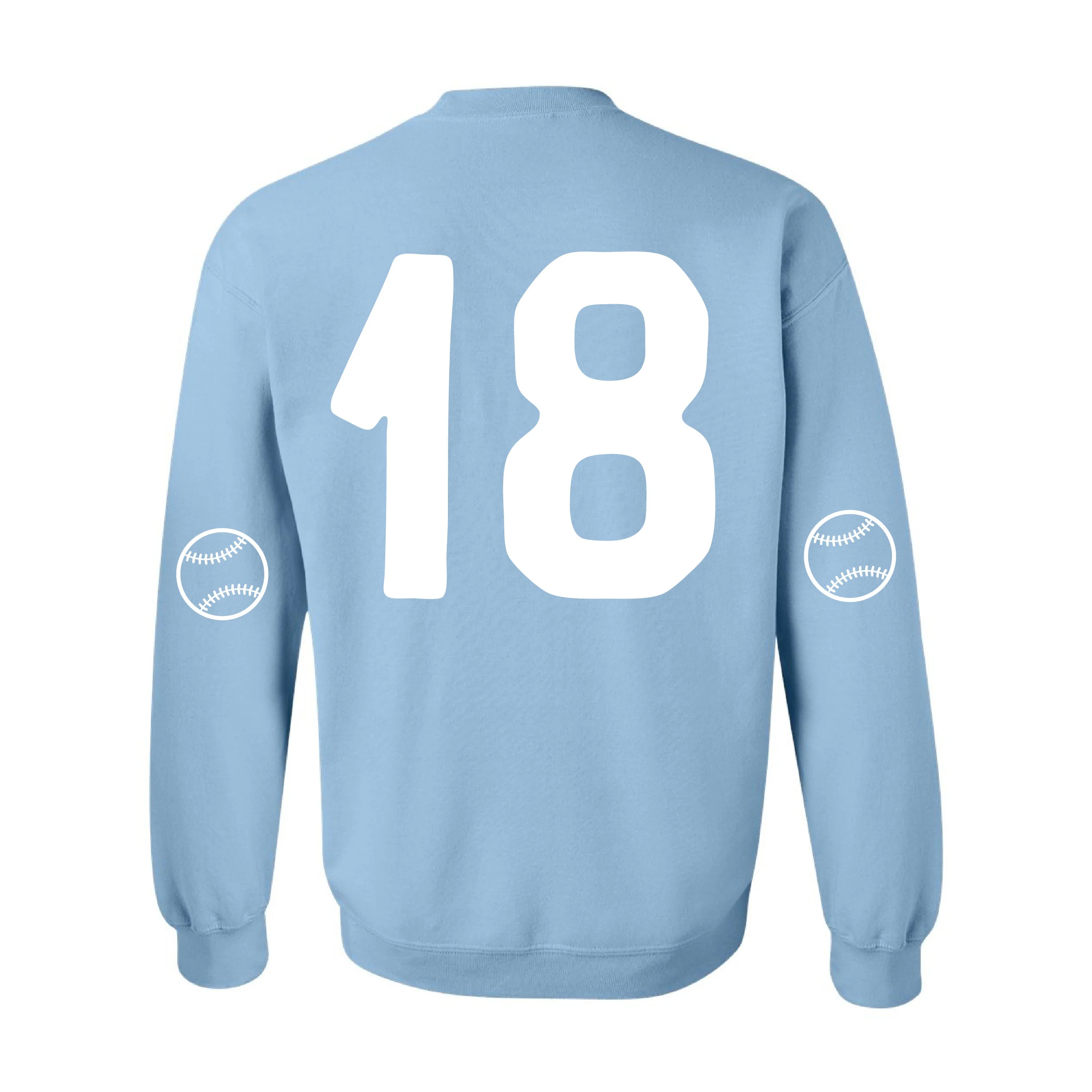 There's No Crying In Baseball (elbows) - Custom Number - Basic Fleece - Image 6