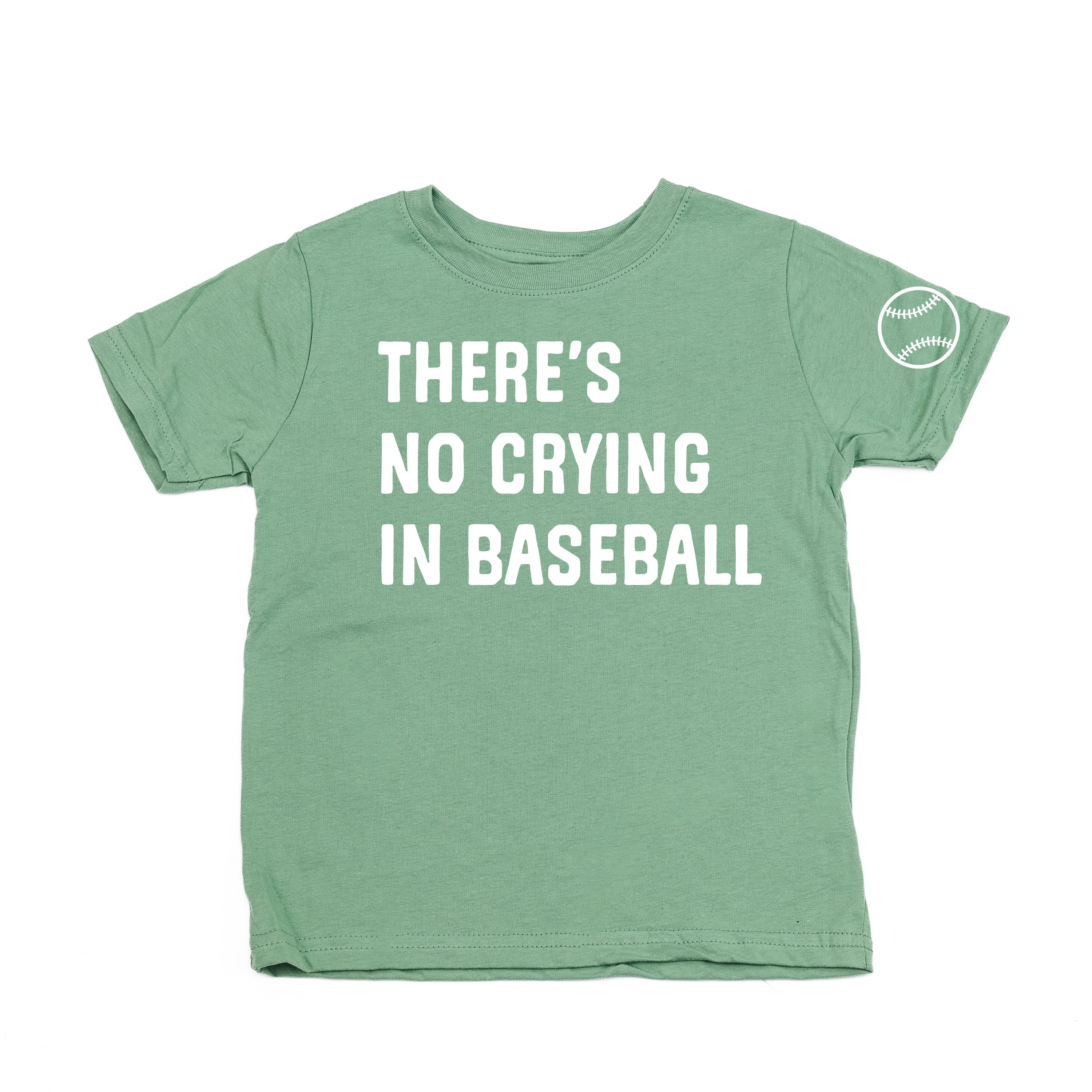 There's No Crying In Baseball (sd) - Custom Number - Child Tee - Image 7