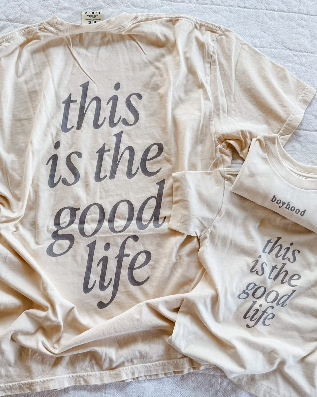 This Is The Good Life – Mama – Mama Graphic Tee – Short Sleeve Comfort Color – Women | Little Mama Shirt Shop - Image 6