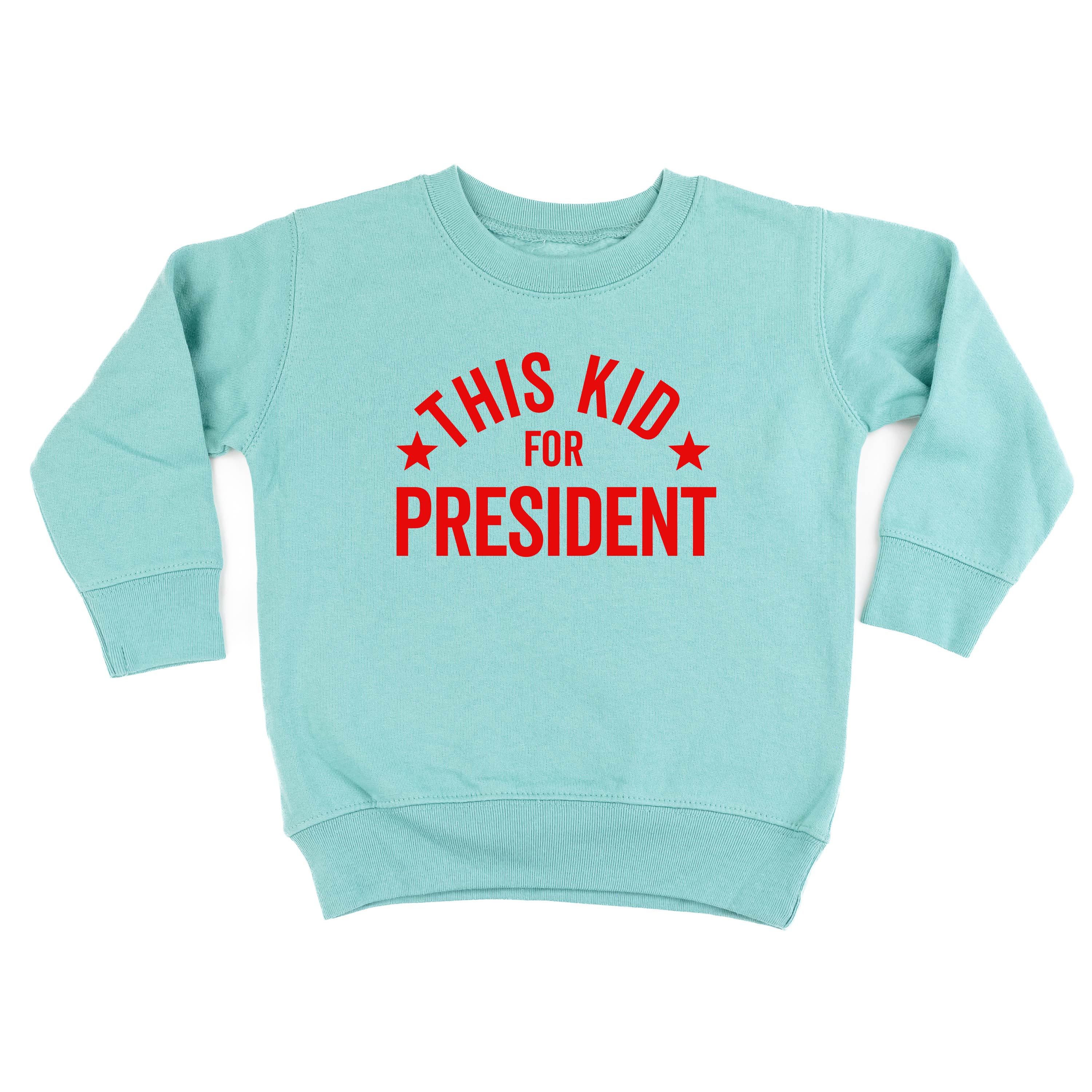 This Kid For President - Child Sweater - Image 5