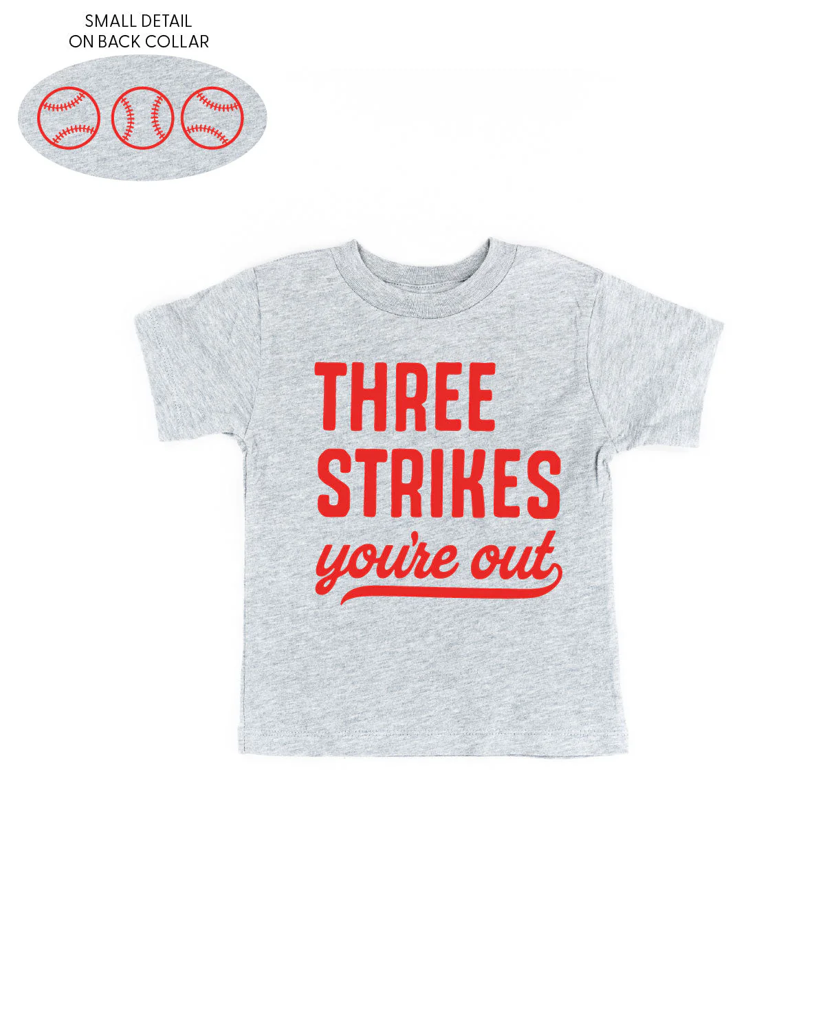 Three Strikes You're Out (bd) - Child Tee - Image 9