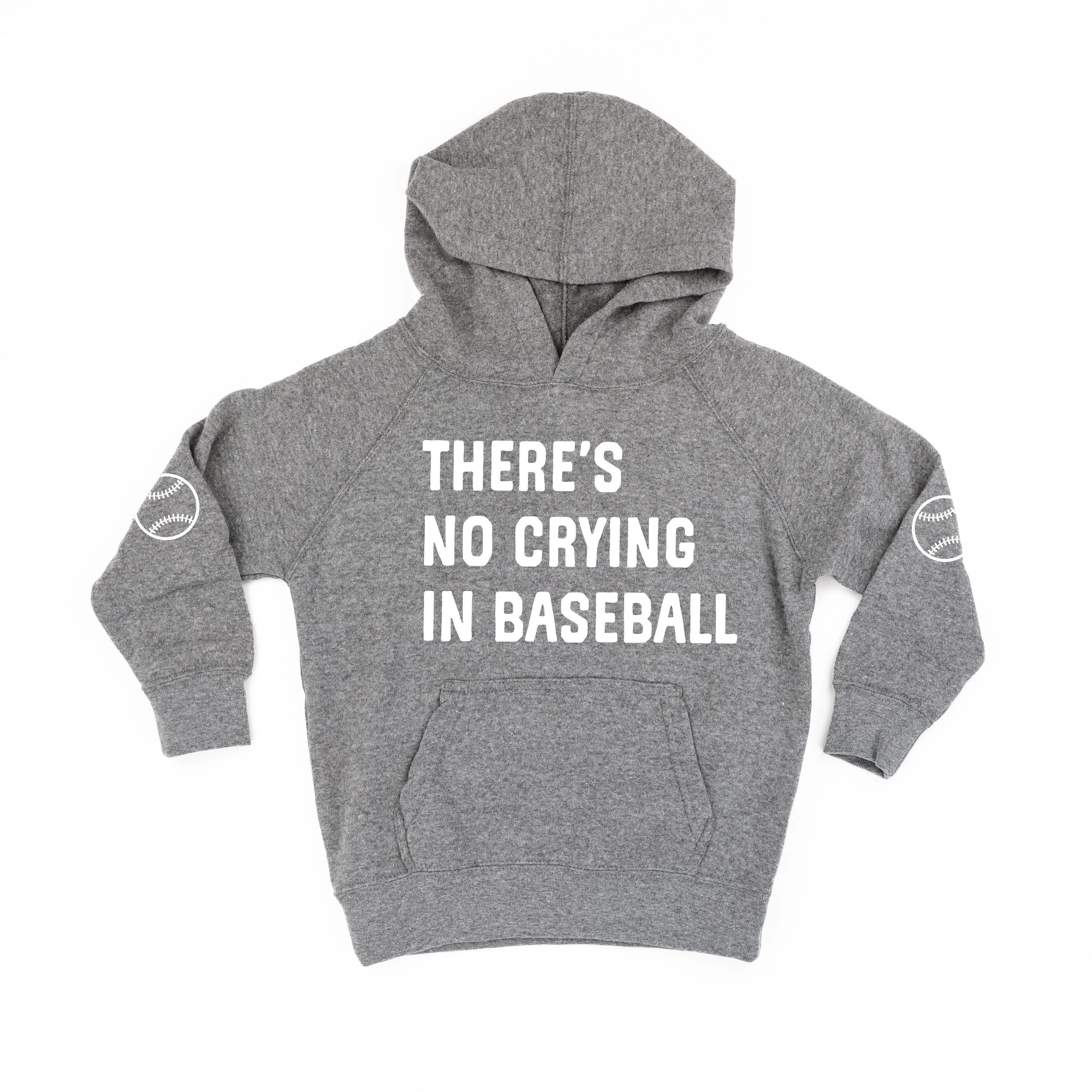 There's No Crying In Baseball (elbows) - Custom Number - Child Hoodie - Image 10