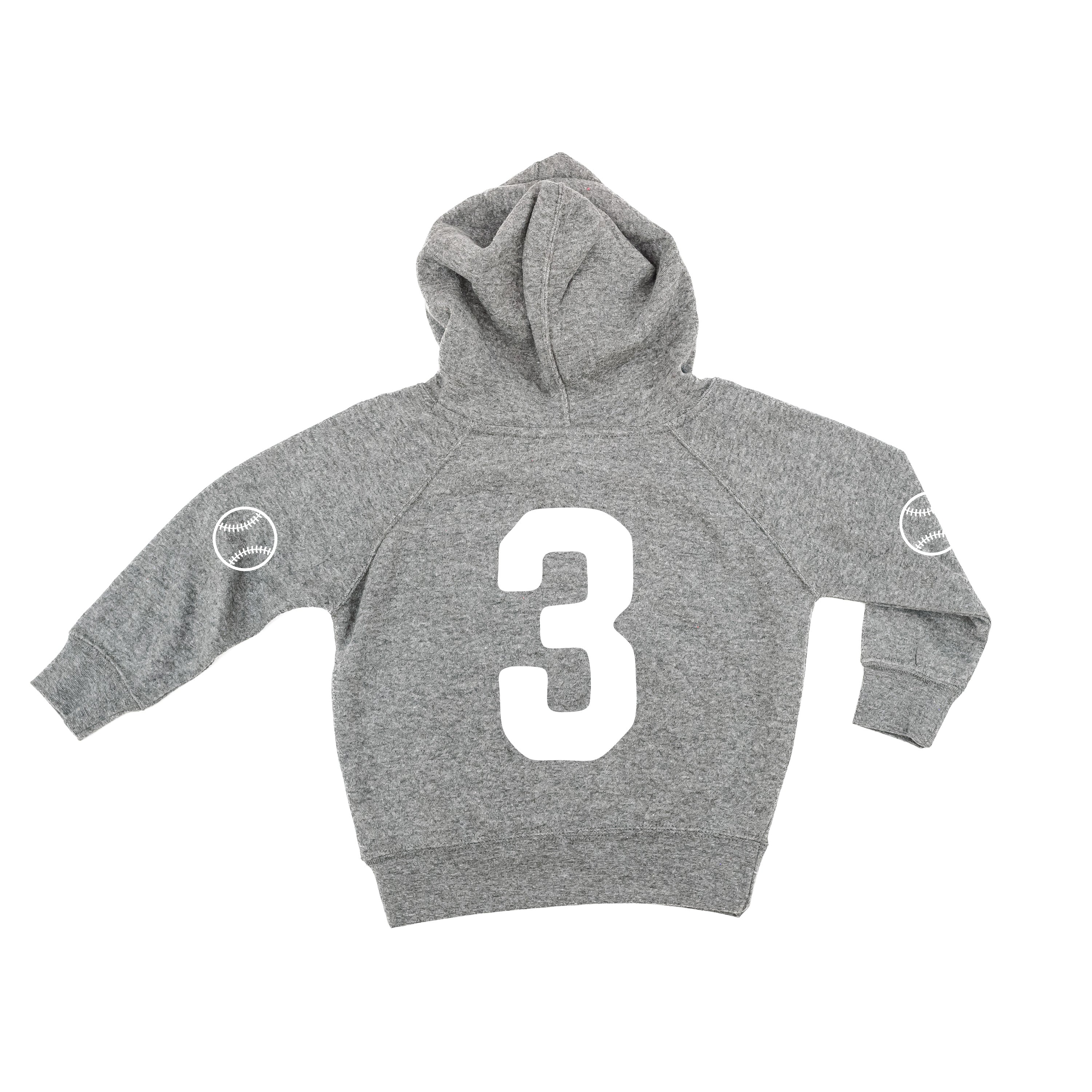 There's No Crying In Baseball (elbows) - Custom Number - Child Hoodie - Image 5