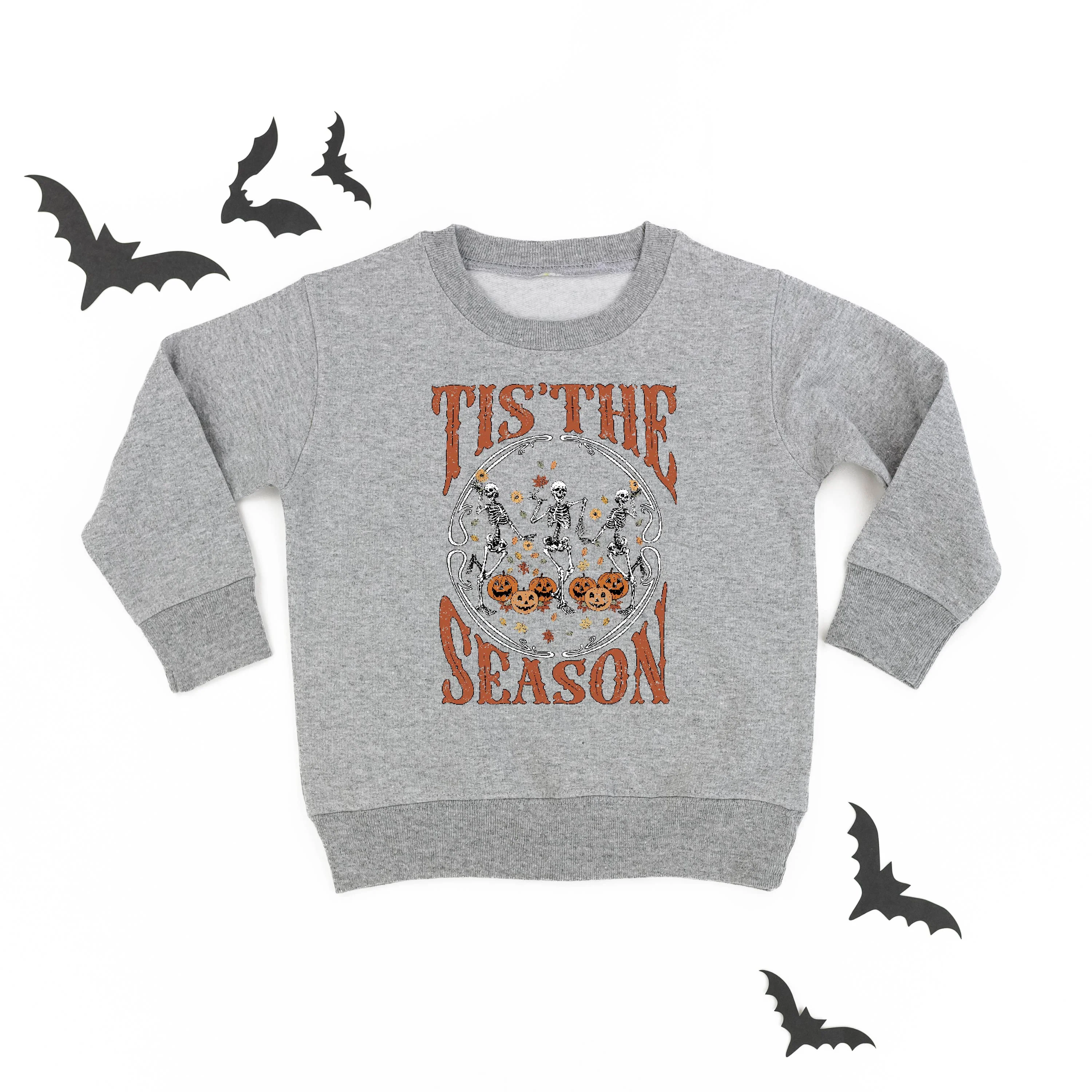 Tis' the Season (Festive Skeletons) - Child Sweater - Image 4