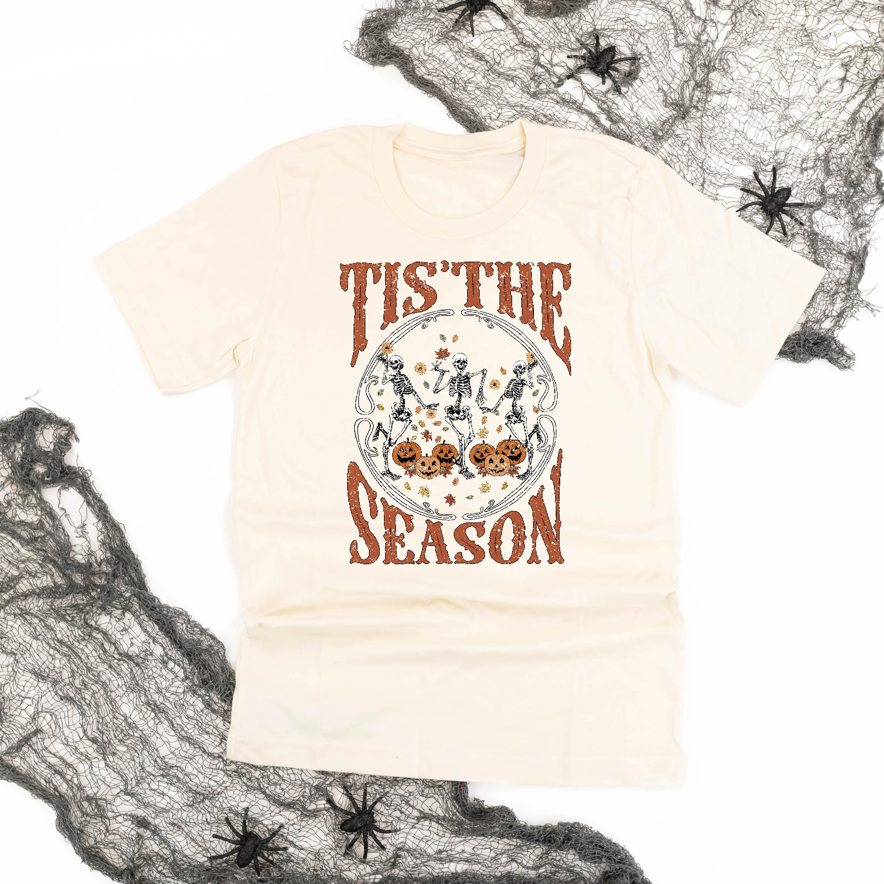Tis' the Season (Festive Skeletons) - Unisex Tee - Image 8