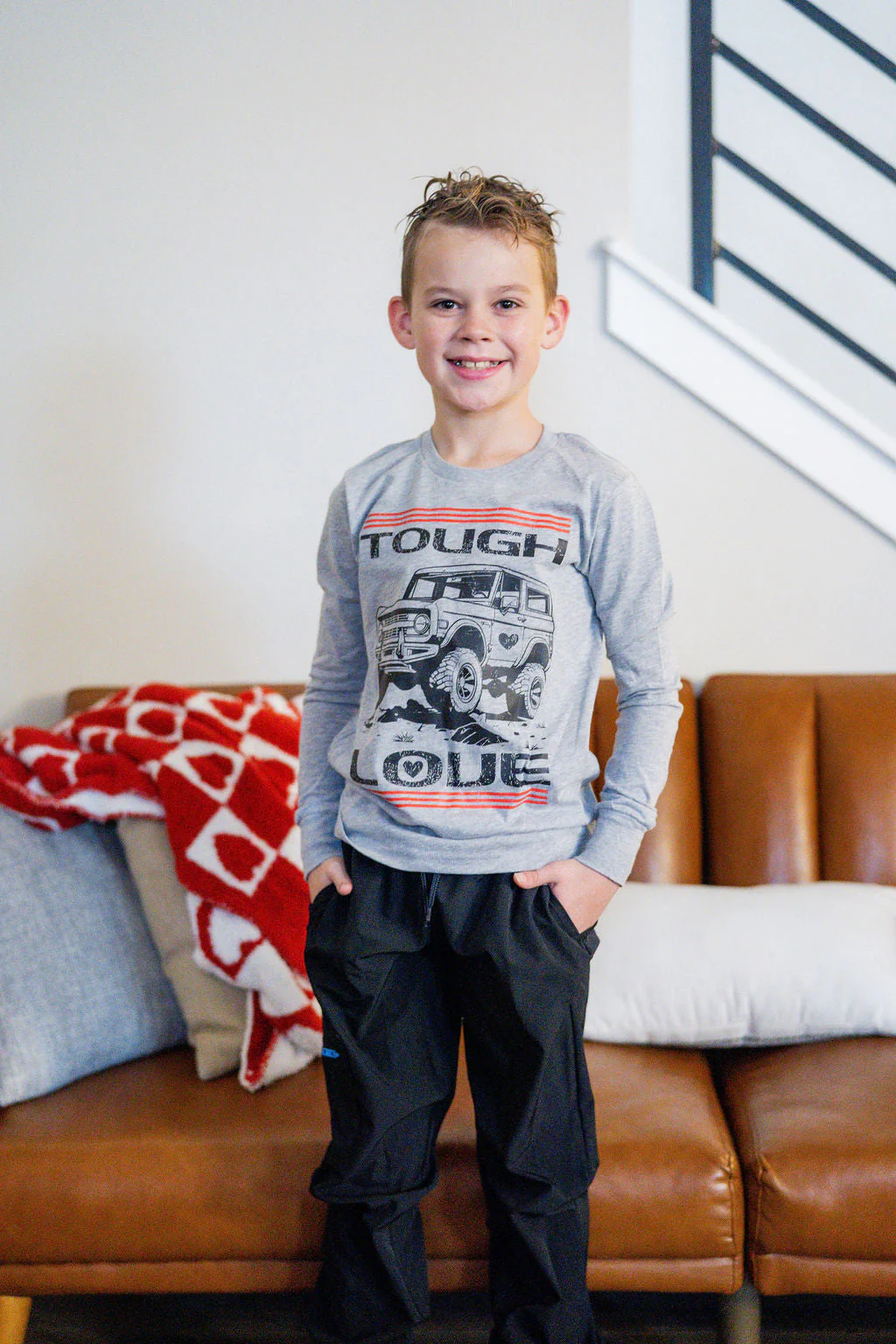 Tough Love Bronco - Child Long Sleeve Tee - Image 2