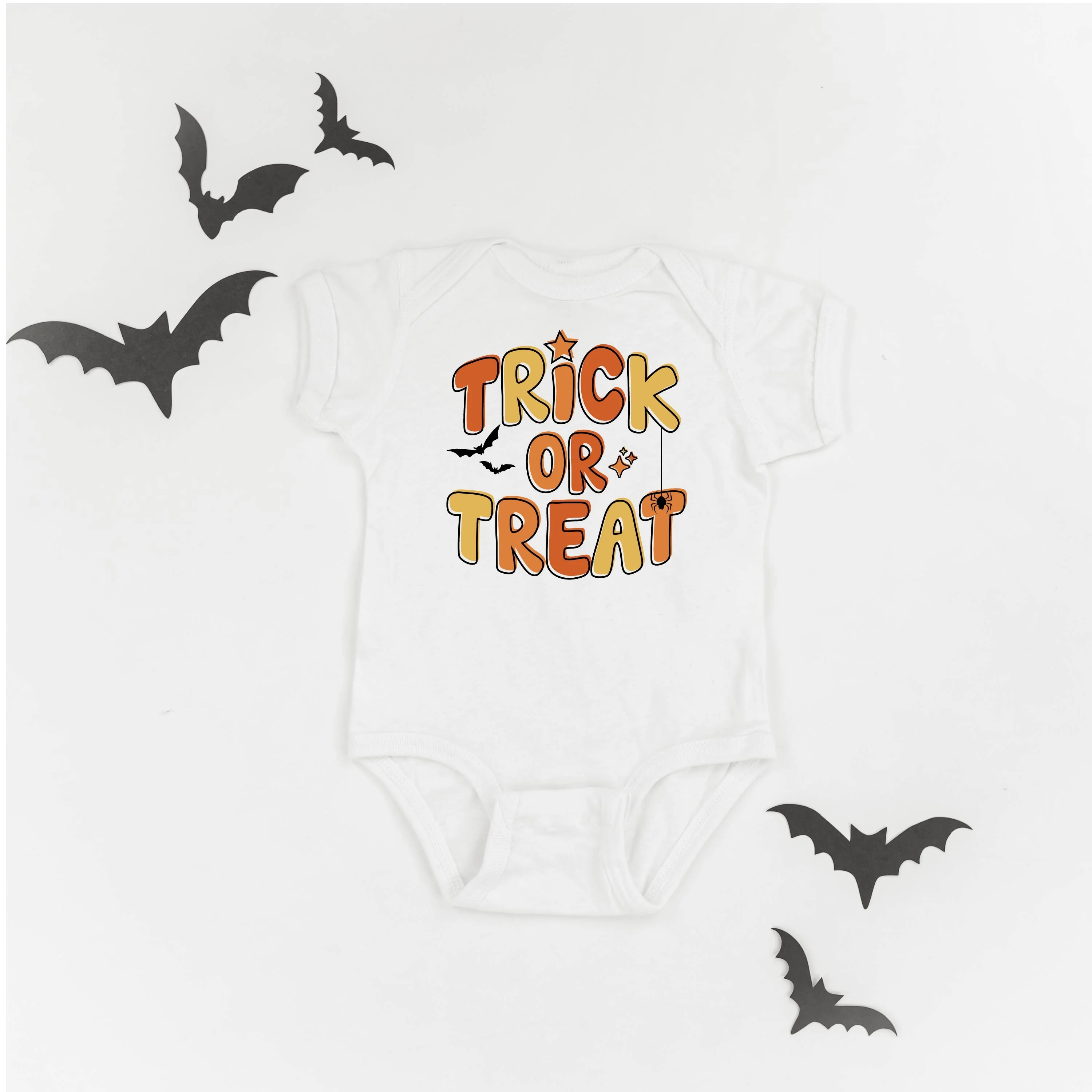 Trick or Treat (Orange/Yellow) - Child Tee - Image 8