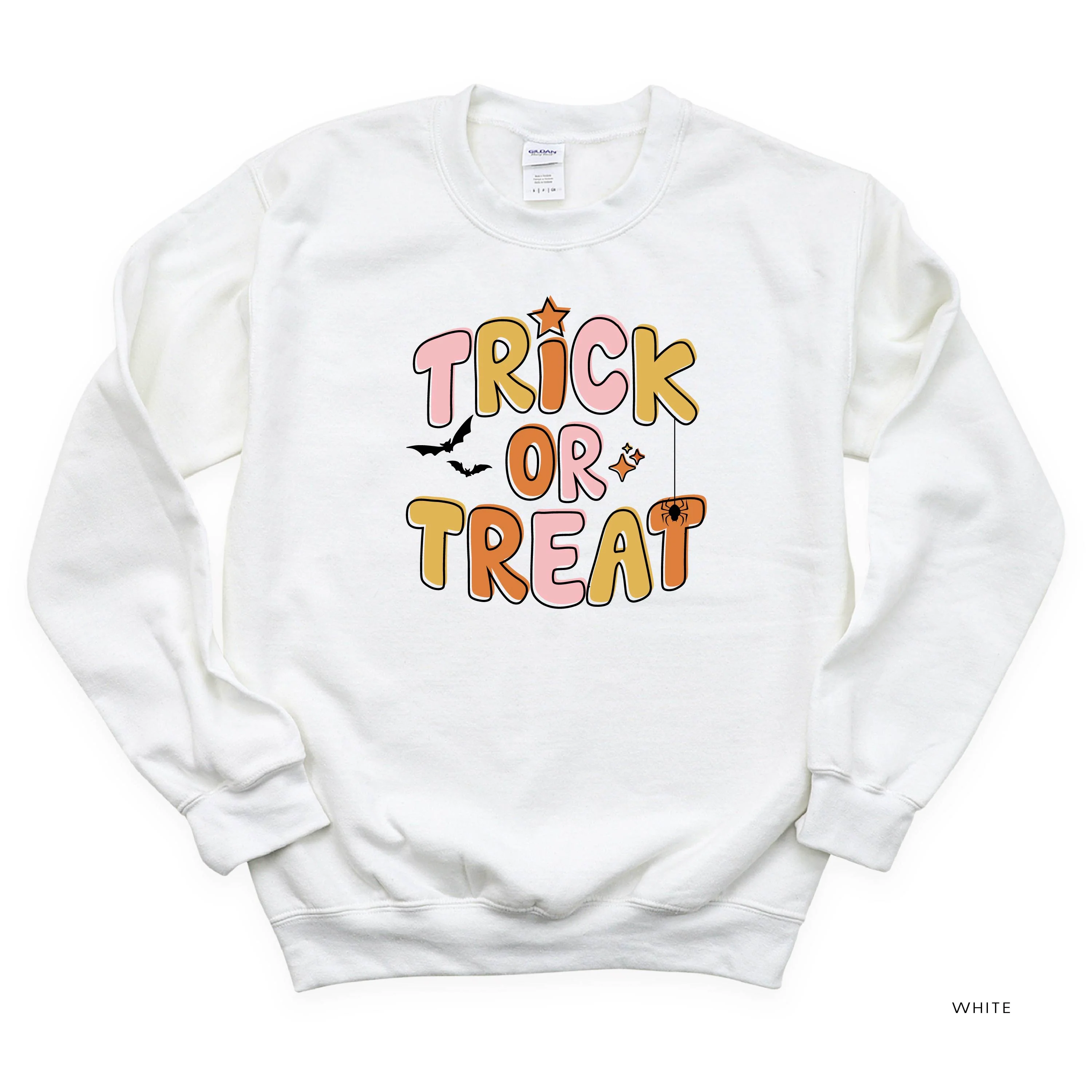 Trick or Treat (Pink/Orange) - Basic Fleece - Image 4