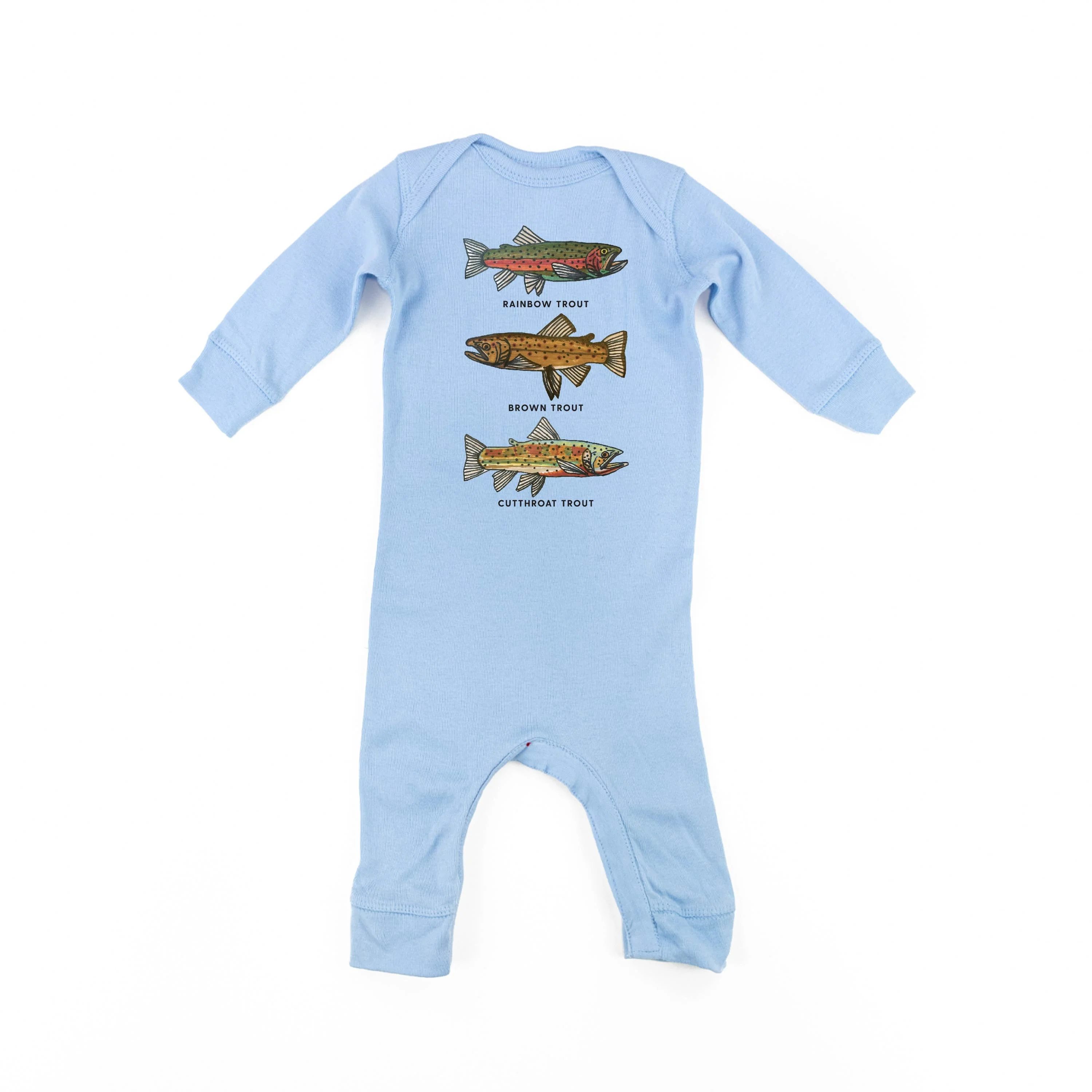 Trout Chart - Hand Drawn - Baby Sleeper - Image 2