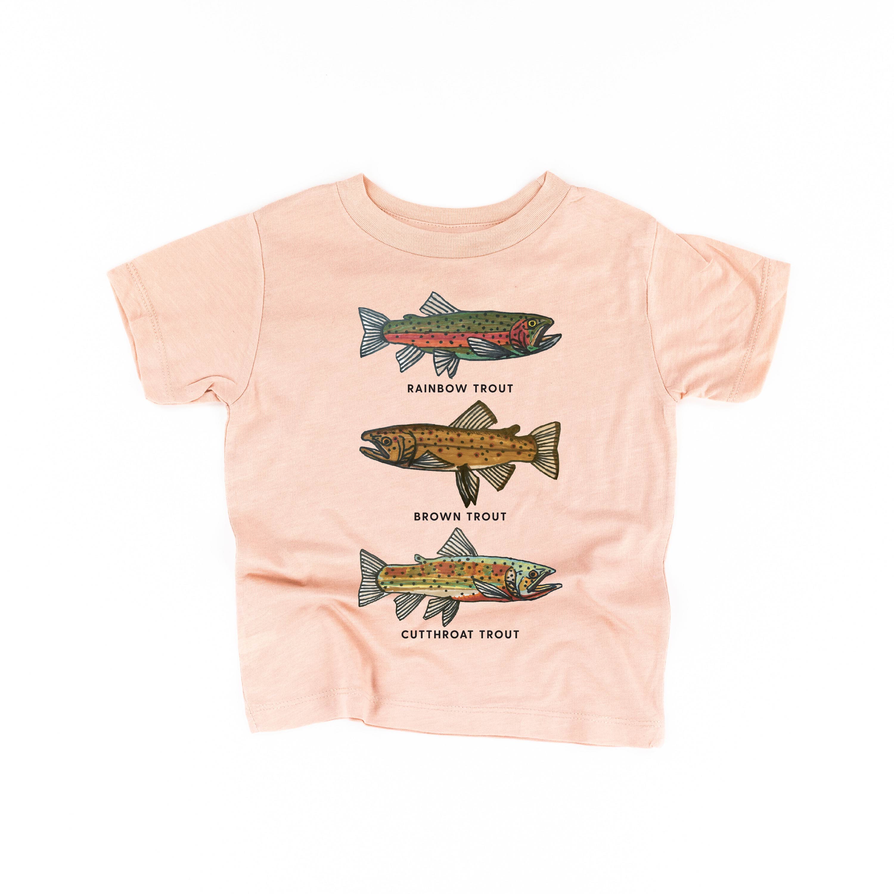 Trout Chart - Hand Drawn - Child Tee - Image 10