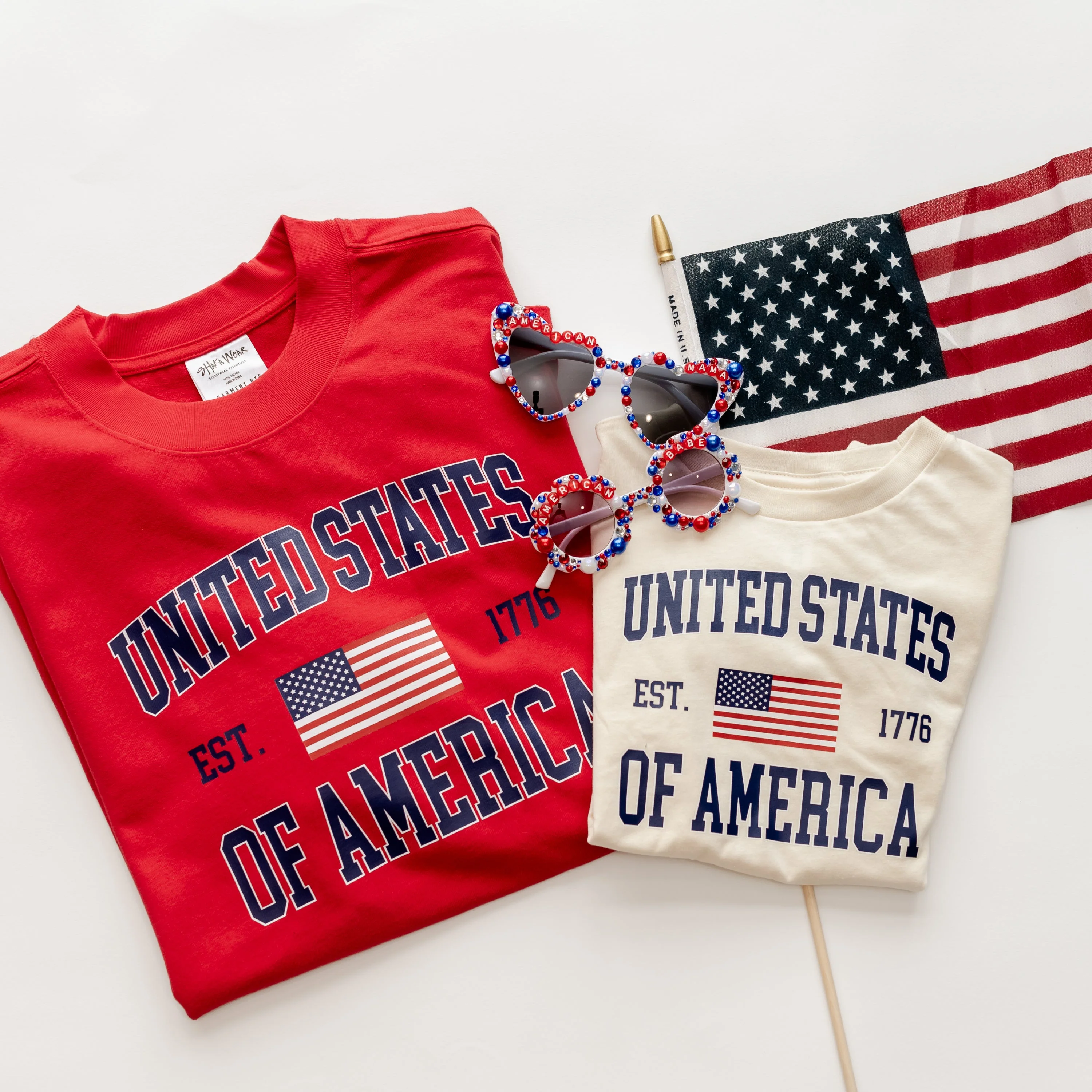 United States of America - Shaka Wear® Essential Heavyweight Tee - Image 3