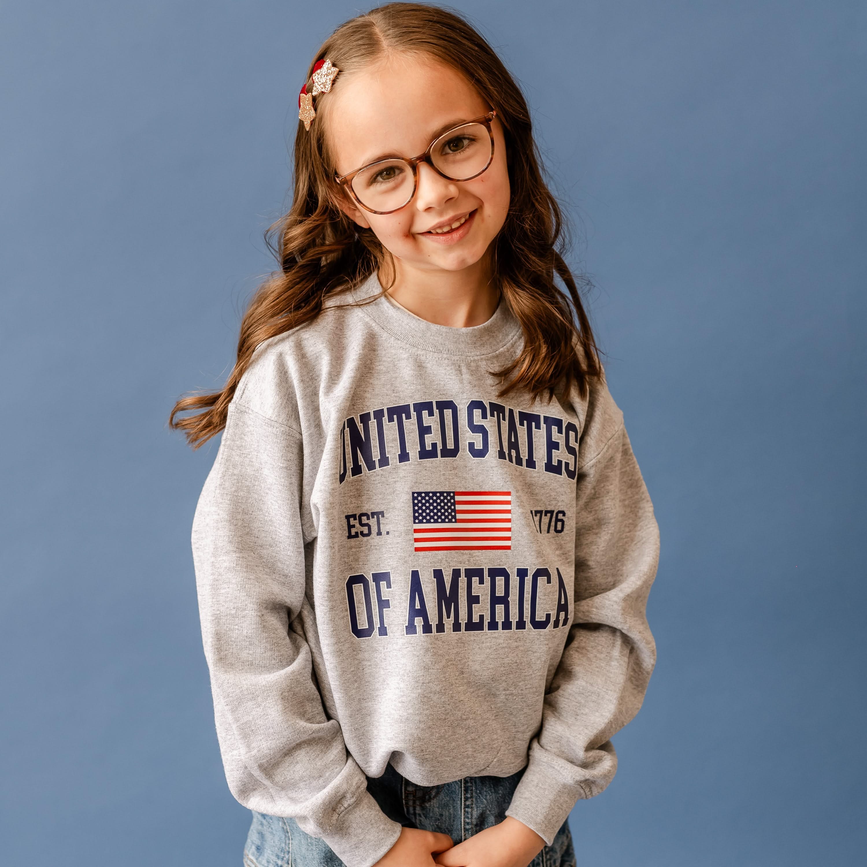 United States of America - Child Gray Sweater - Image 2