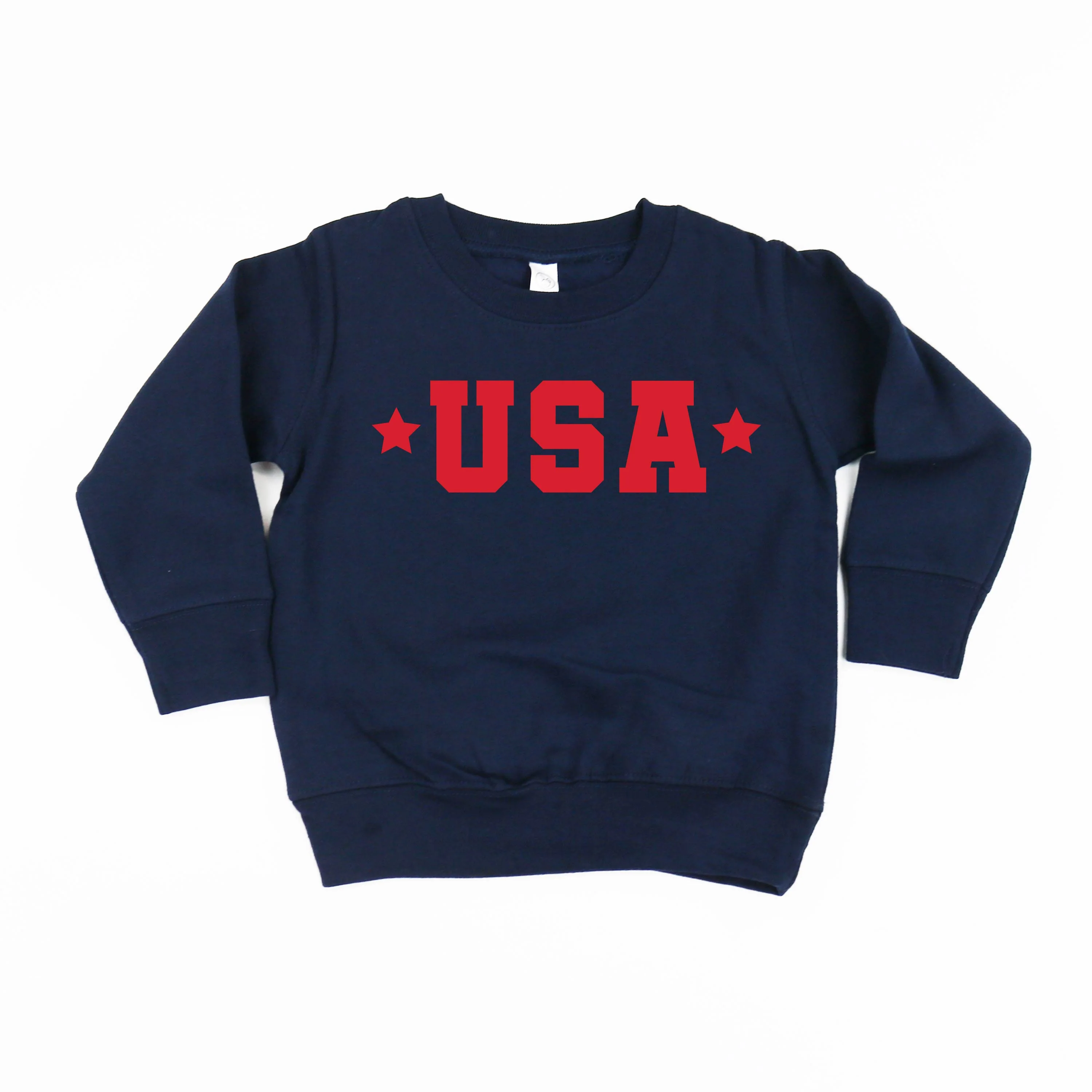 USA (Block Font - Two Stars) - Child Sweater