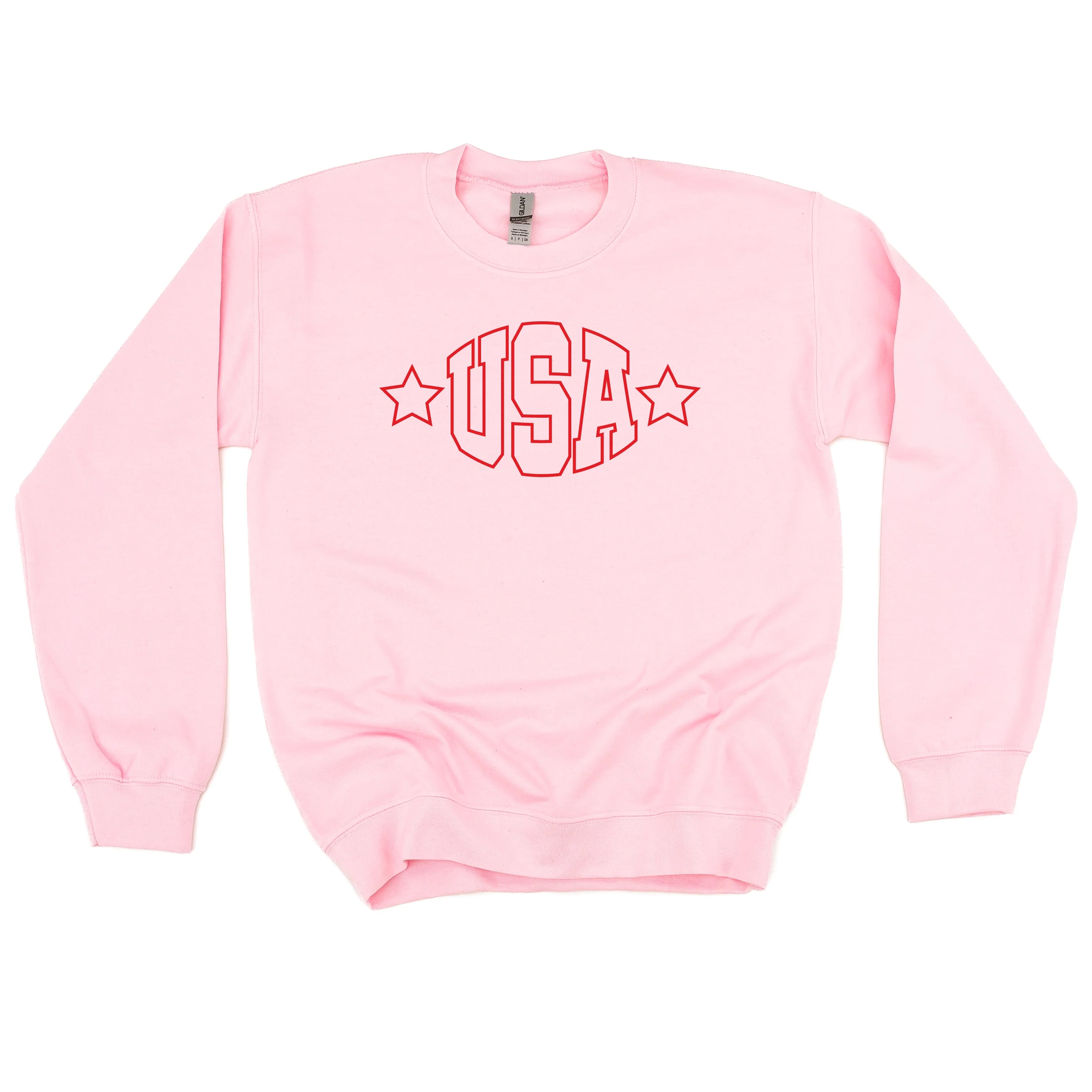 USA - Hollow Font - BASIC Fleece - Image 5