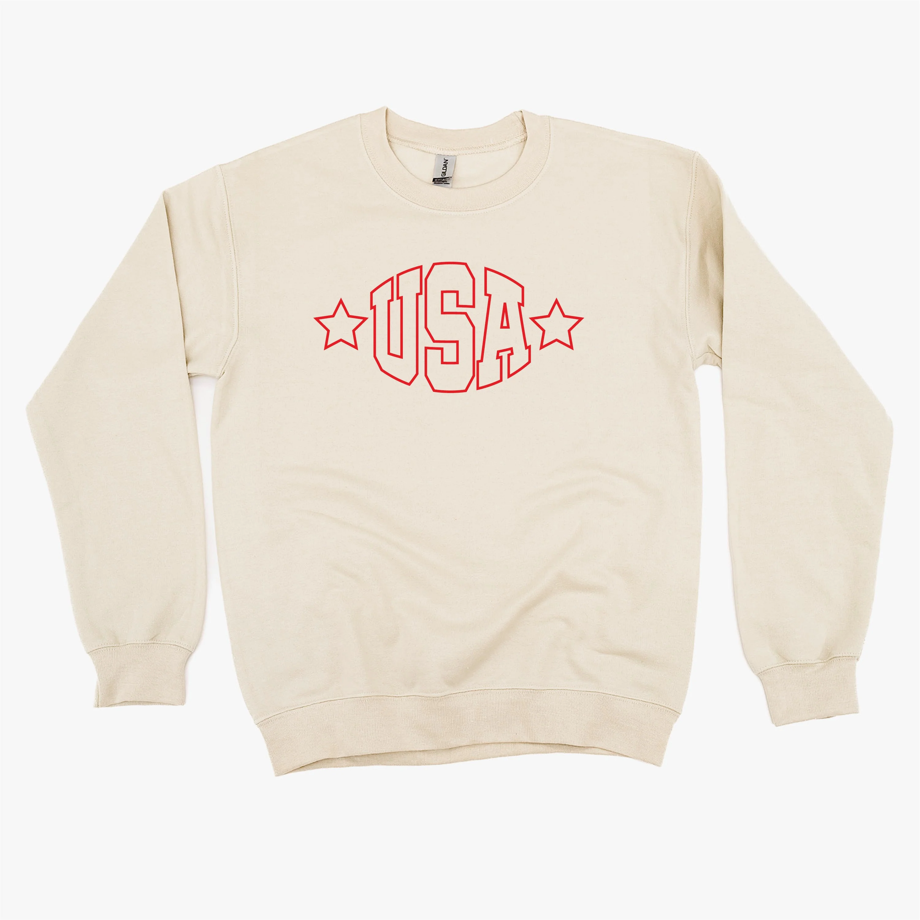 USA - Hollow Font - BASIC Fleece - Image 7