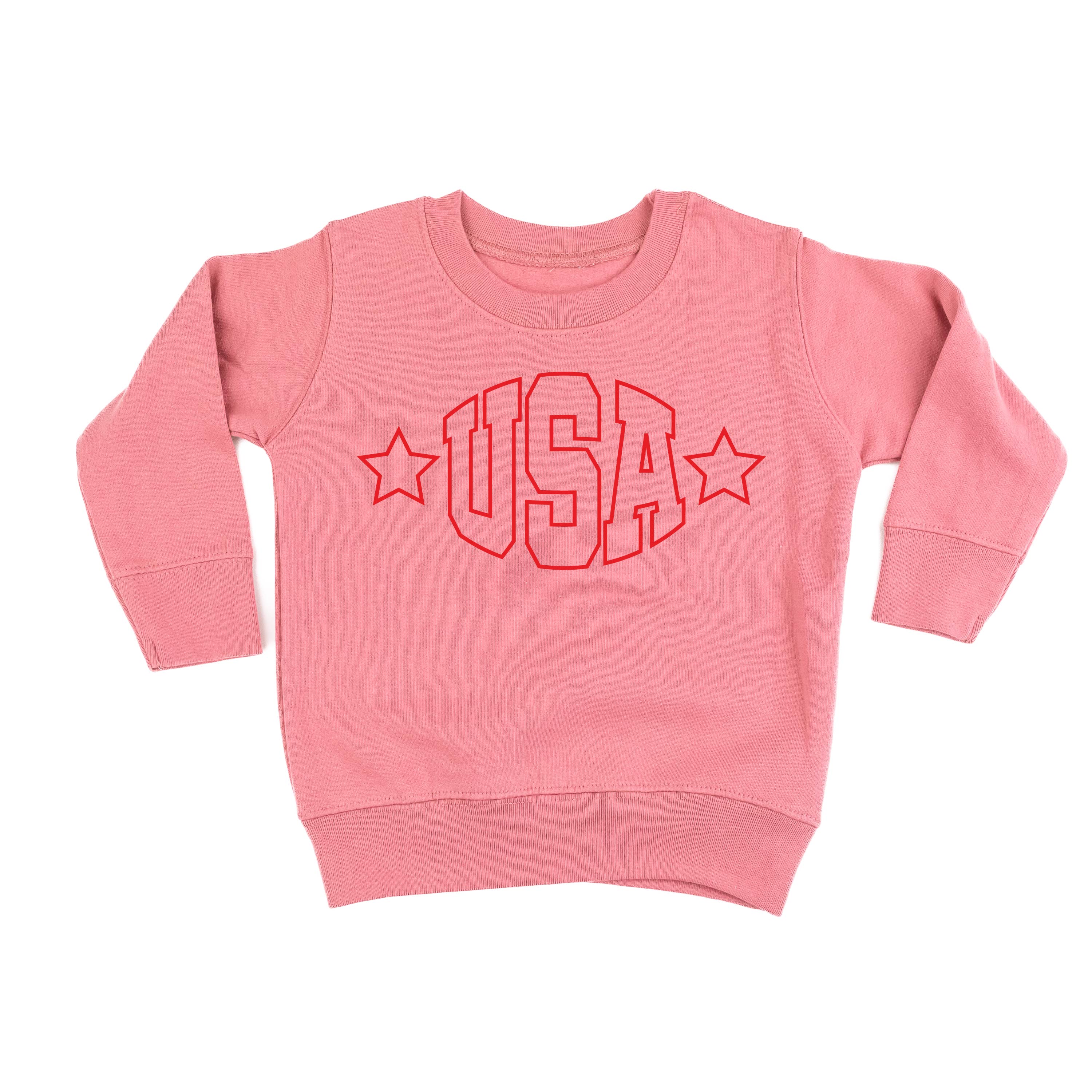USA - Hollow Font - Child Sweater - Image 7