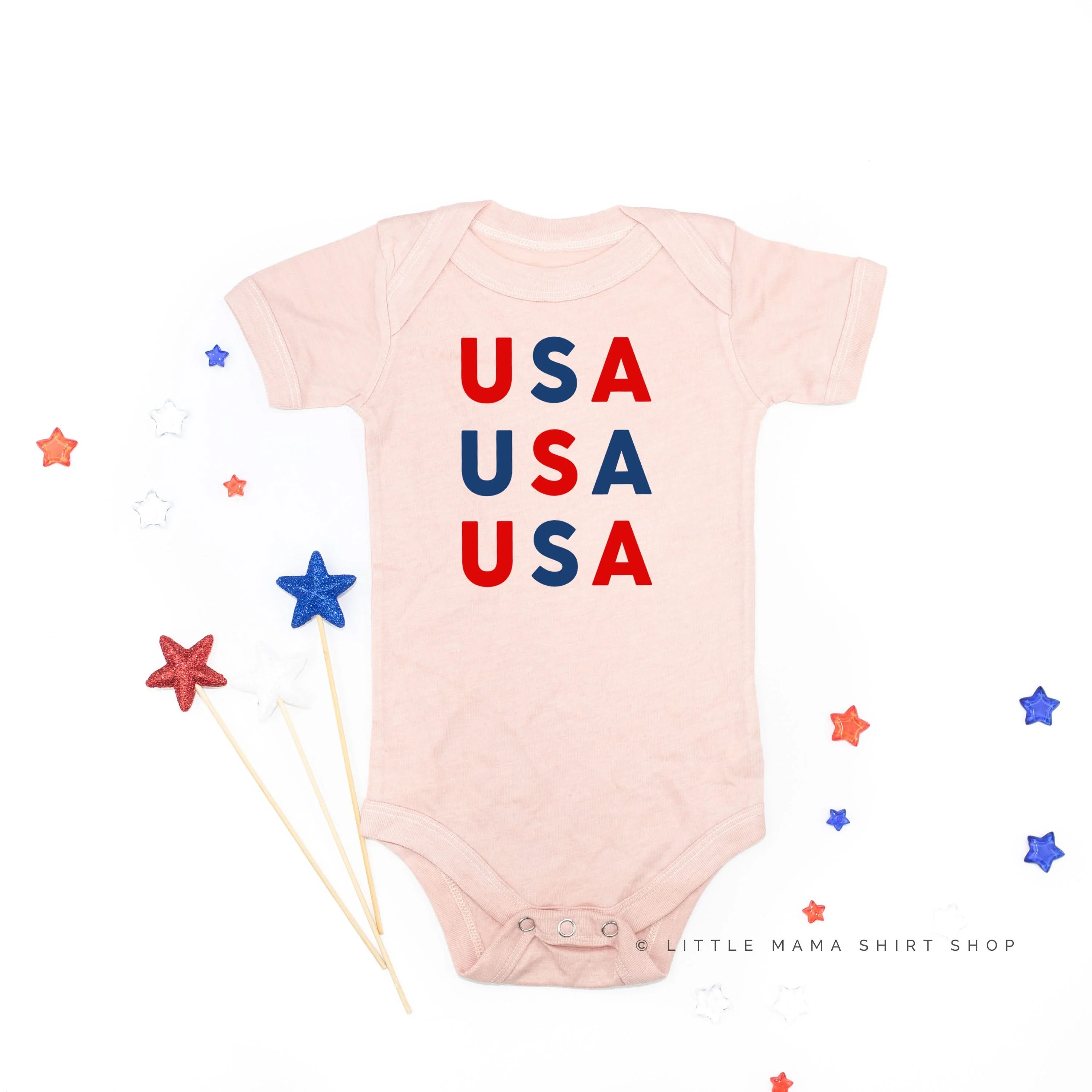 USA x3 - Child Tee - Image 7