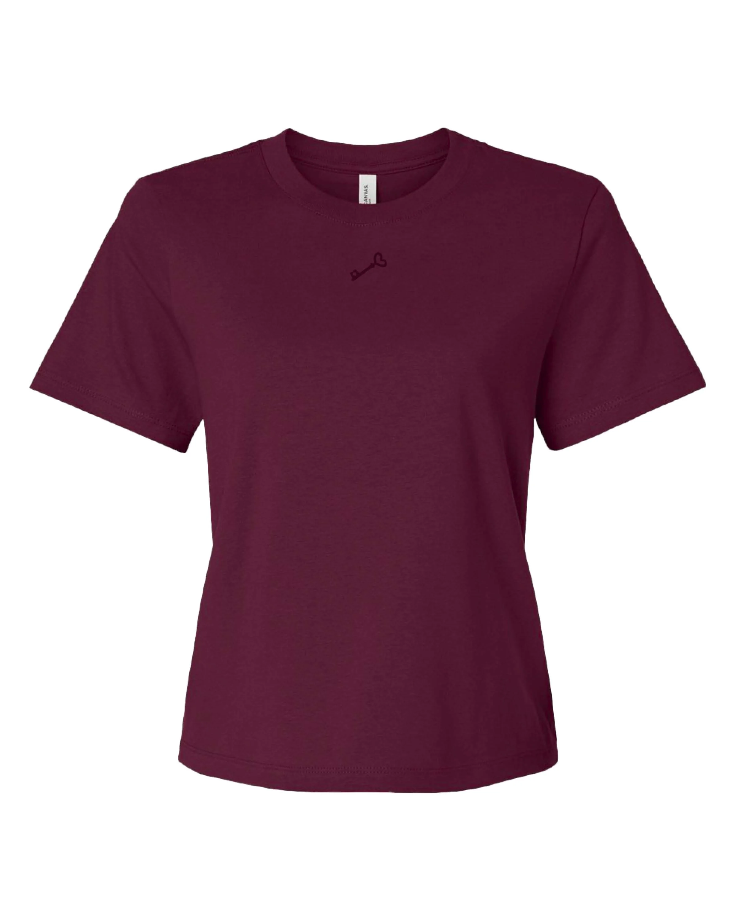 Valentine Mini Symbols Embroidered Tee – Women's Everyday Tee | Little Mama Shirt Shop - Image 13