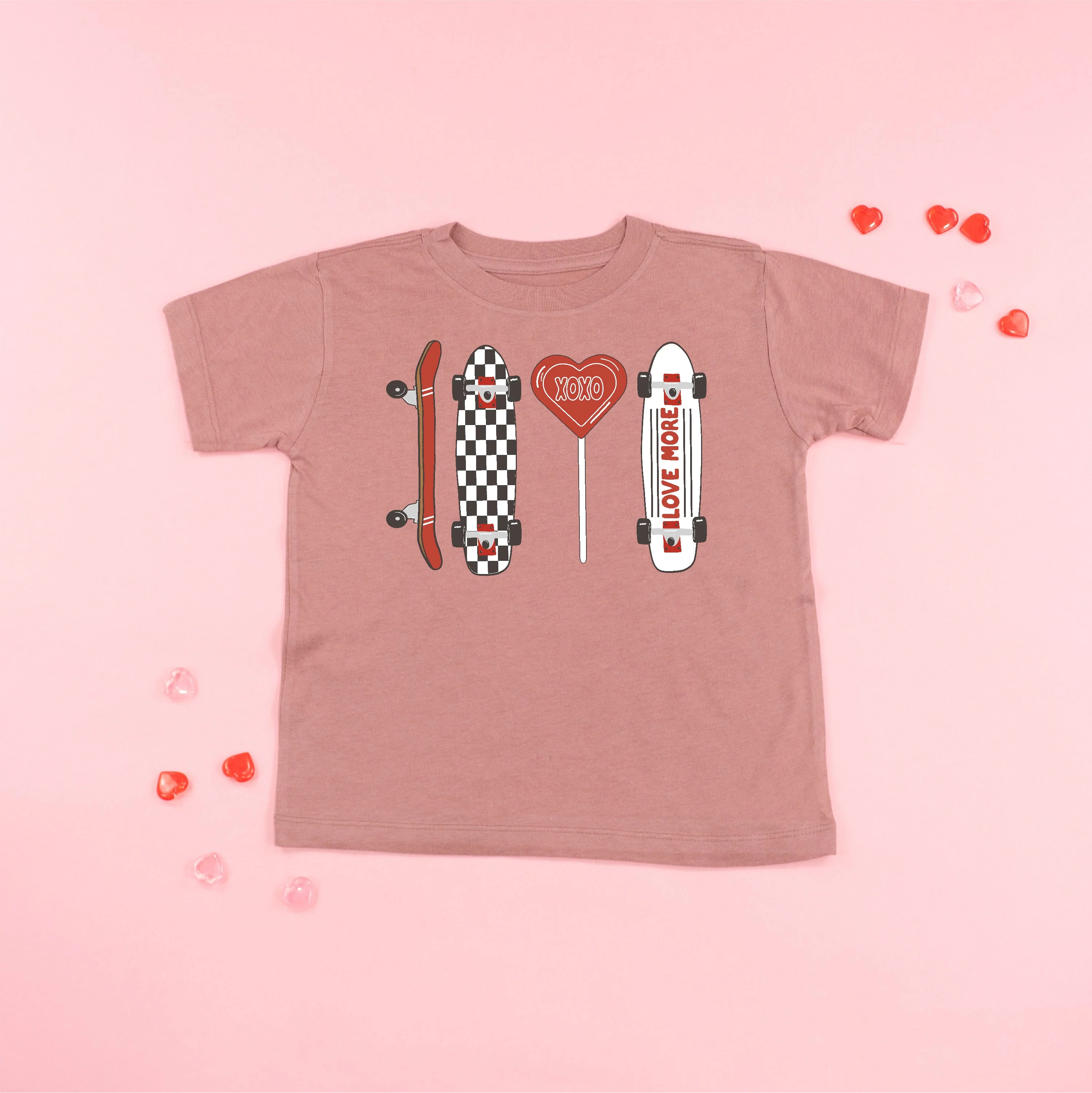 Valentine Skateboard - Child Tee - Image 6