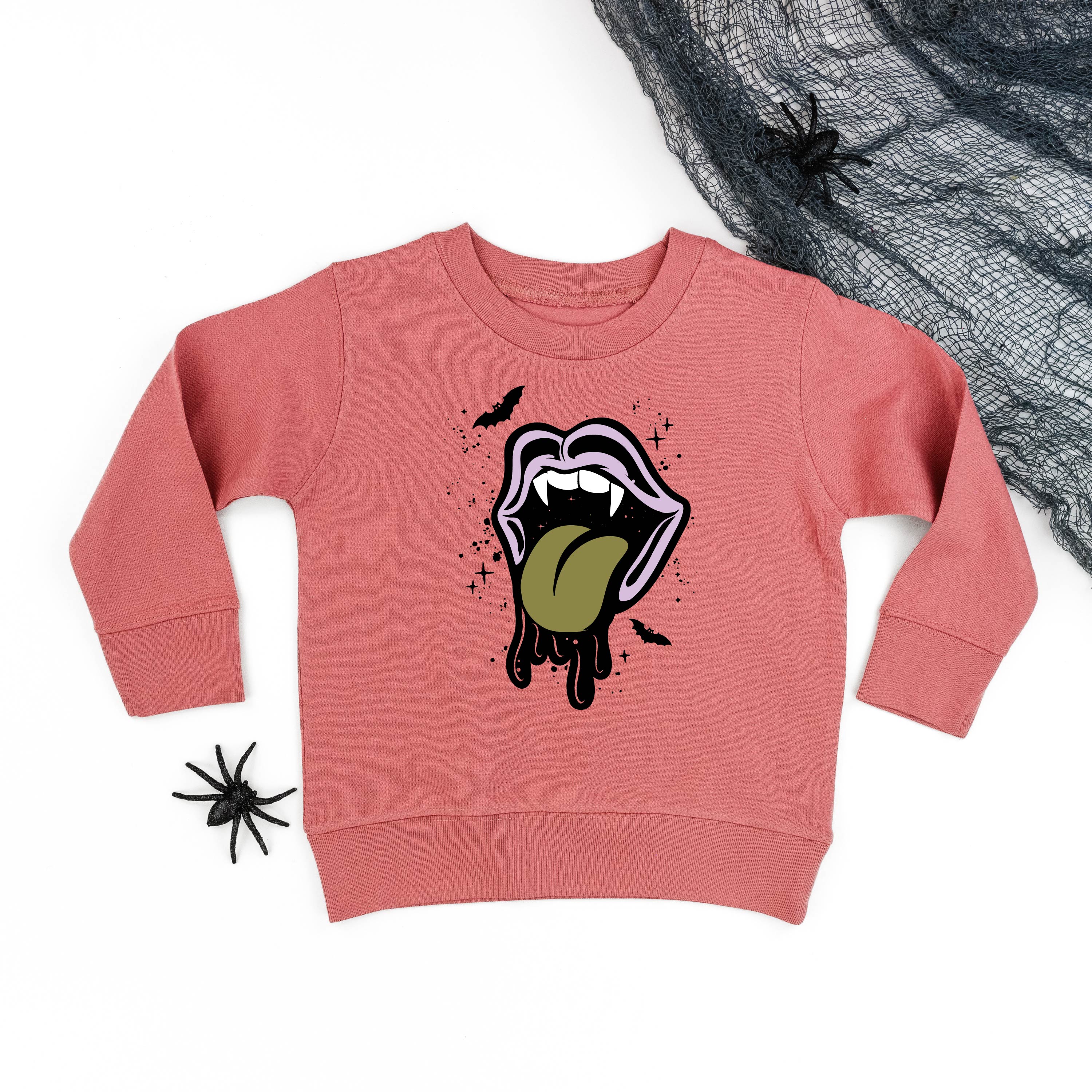 Vampire Drippy Mouth - Child Sweater - Image 5